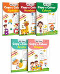 My First Copy to Colour  Alphabet, Numbers, Colours, Fruits and Shapes : Children Copy colouring book, Fun colouring book, Colo