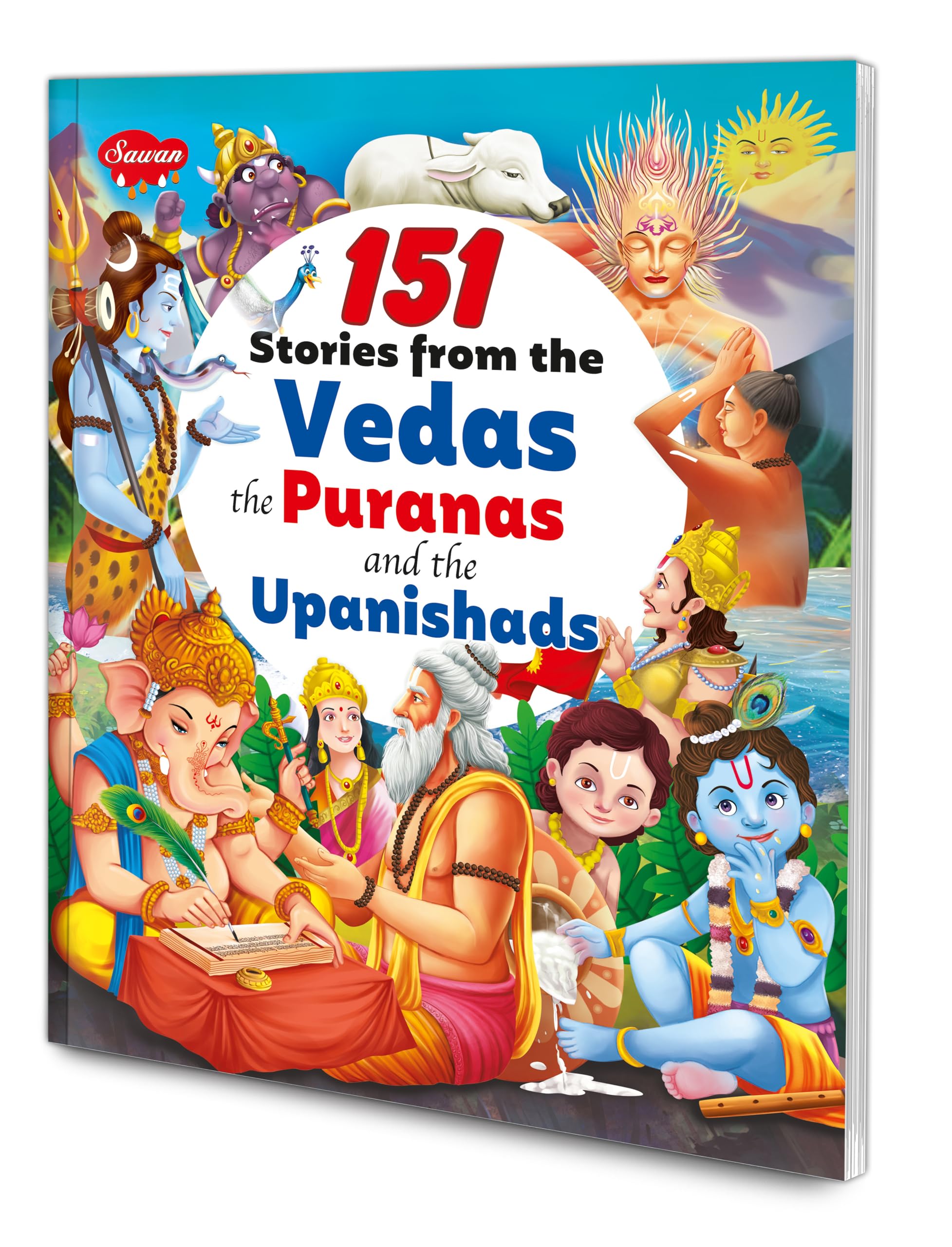 151 Stories from the Vedas the Puranas and the upanishads : Indian epics for kids, Mythological stories for kids, Educational Ch