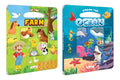 At the Farm and Under the Ocean Window Cut Board Book : Board Book for Toddlers, Learning Board Book, Educational Picture Book f