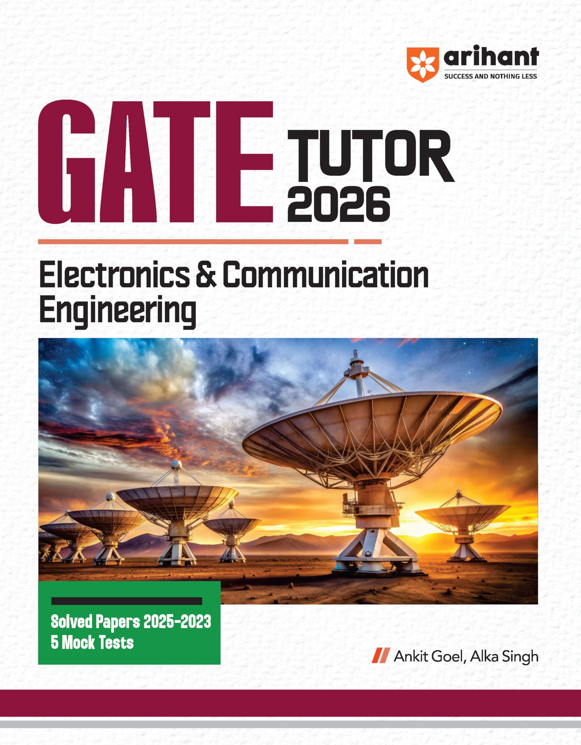 (Old Edition) Arihant GATE TUTOR Study Guide for Electronics & Communication Engineering Exam 2025 (GATE TUTOR Study Guide For E