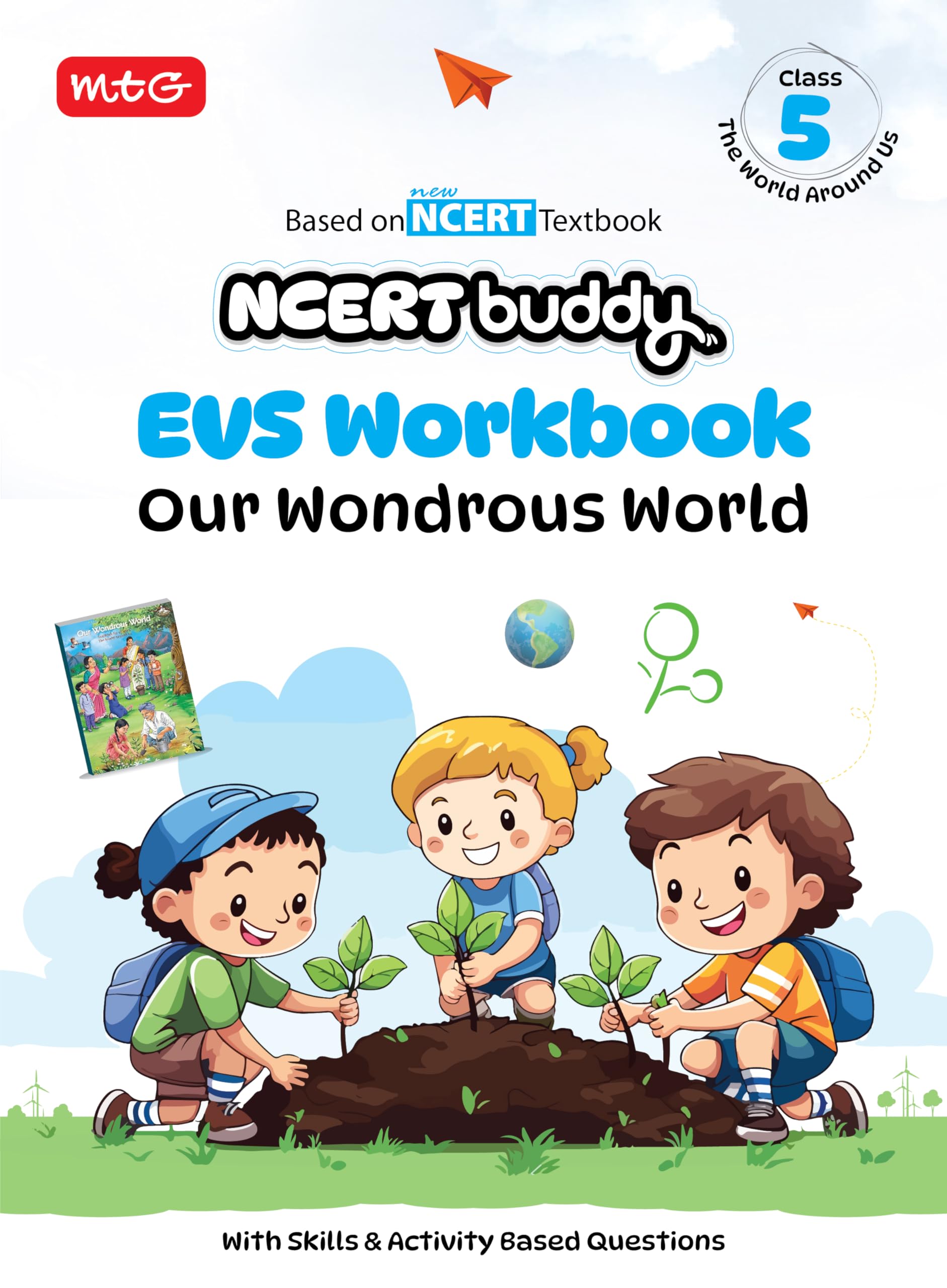 MTG NCERT Buddy EVS Workbook (Our Wondrous World) For Class 5 | NCERT Worksheet | Based on New NCERT Textbook with Skills & Acti