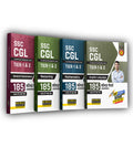 Examcart Combo of SSC CGL Tier 1 & 2 (Combined Graduate Level) Reasoning, Maths, English Language, General Awareness ChapterWis