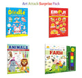 DOODLE COLOURING FOR KIDS  BLUE EDITION, AnimalsCreative Copy to Colour and more : Doodle art fun, animal colouring activity 