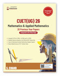 CUET UG Mathematics & Applied Mathematics 20 PYP Book 2026 for Entrance Exam Prep | Mind Maps | Previous Year Question Paper PYQ