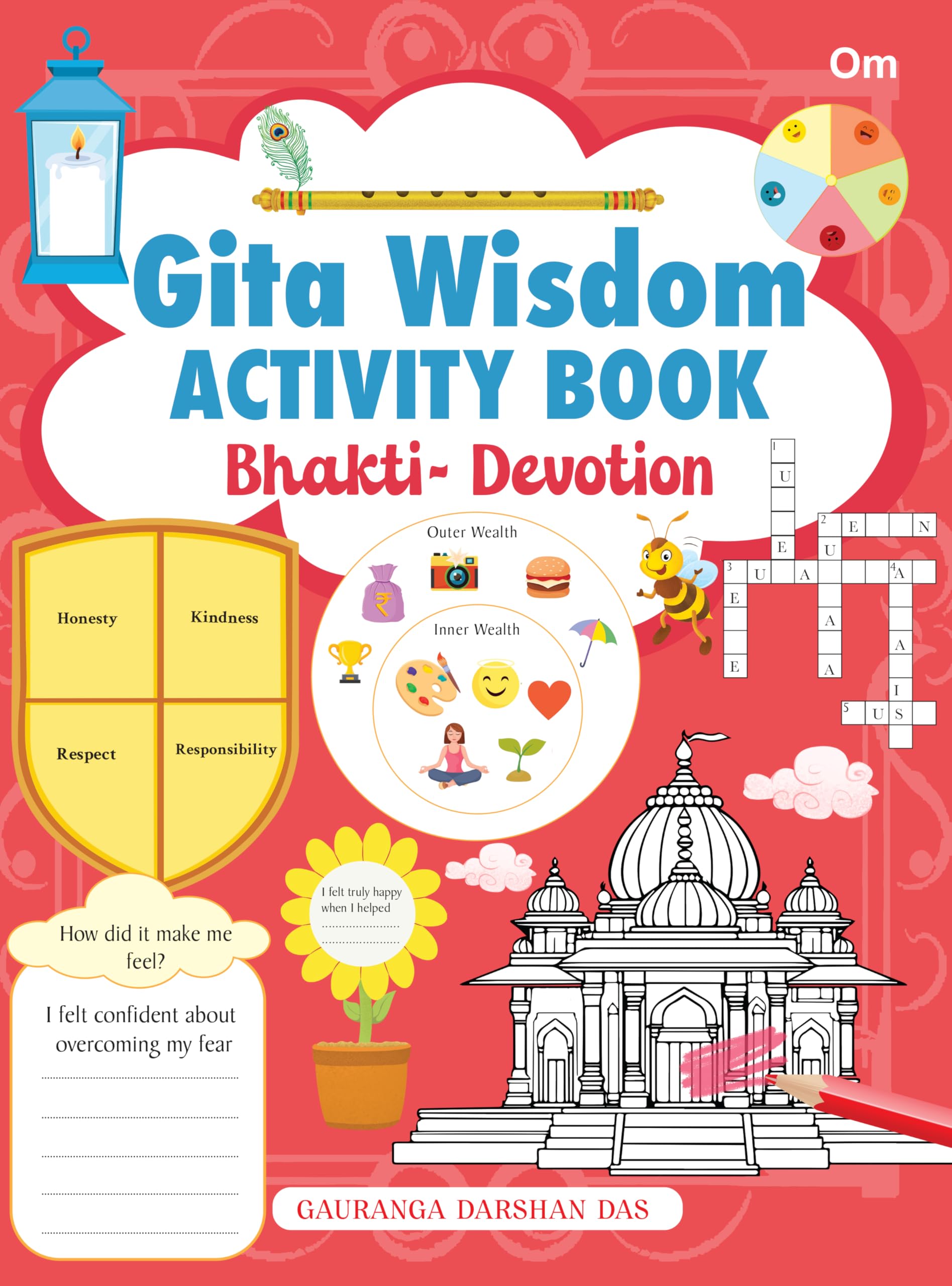 Bhakti  Devotion: Gita Wisdom Activity Book by Gauranga Darshan Das | Fun Activities
