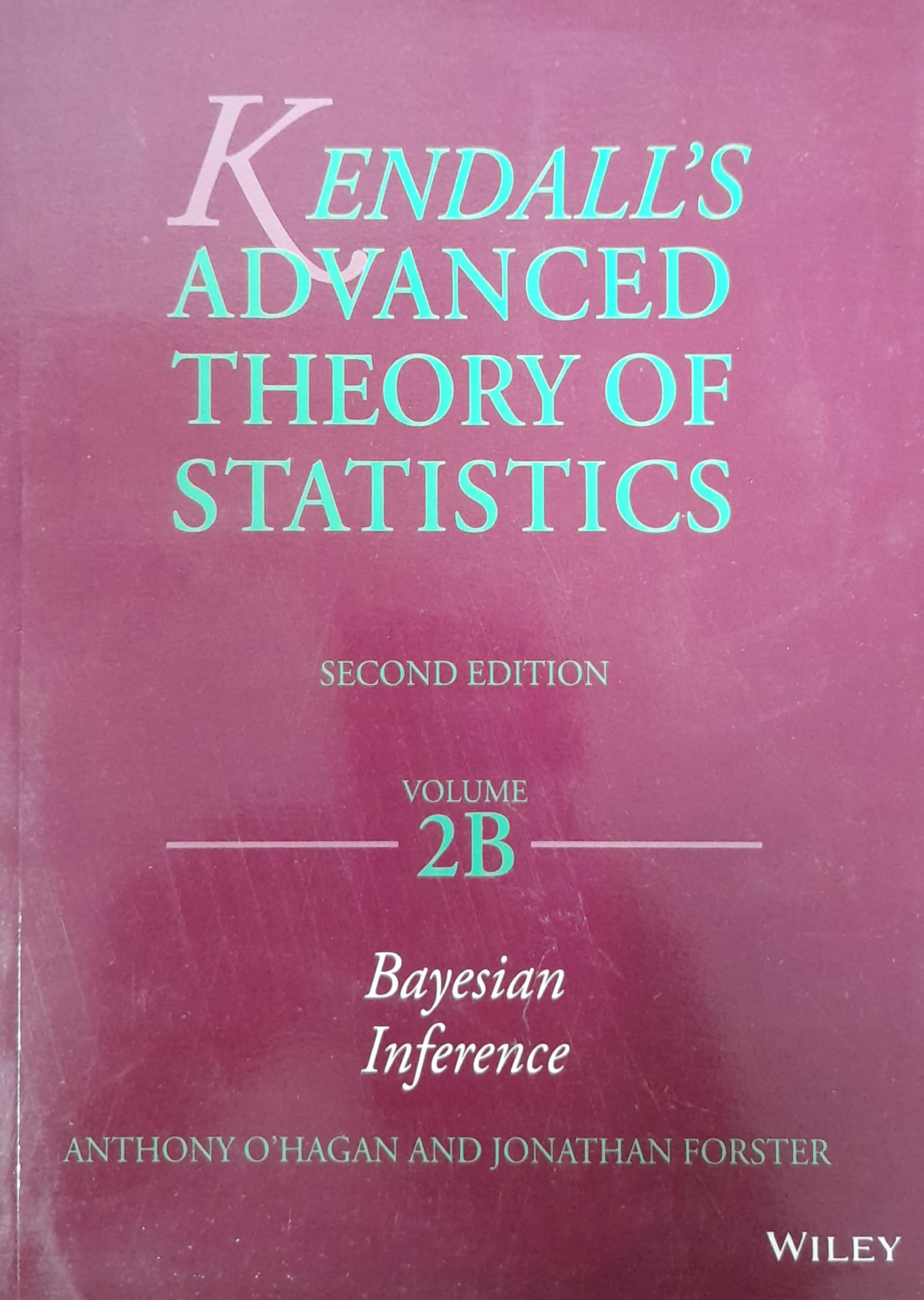 KENDALLS ADVANCED THEORY OF STATISTICS 2ND EDITION. VOL. 2