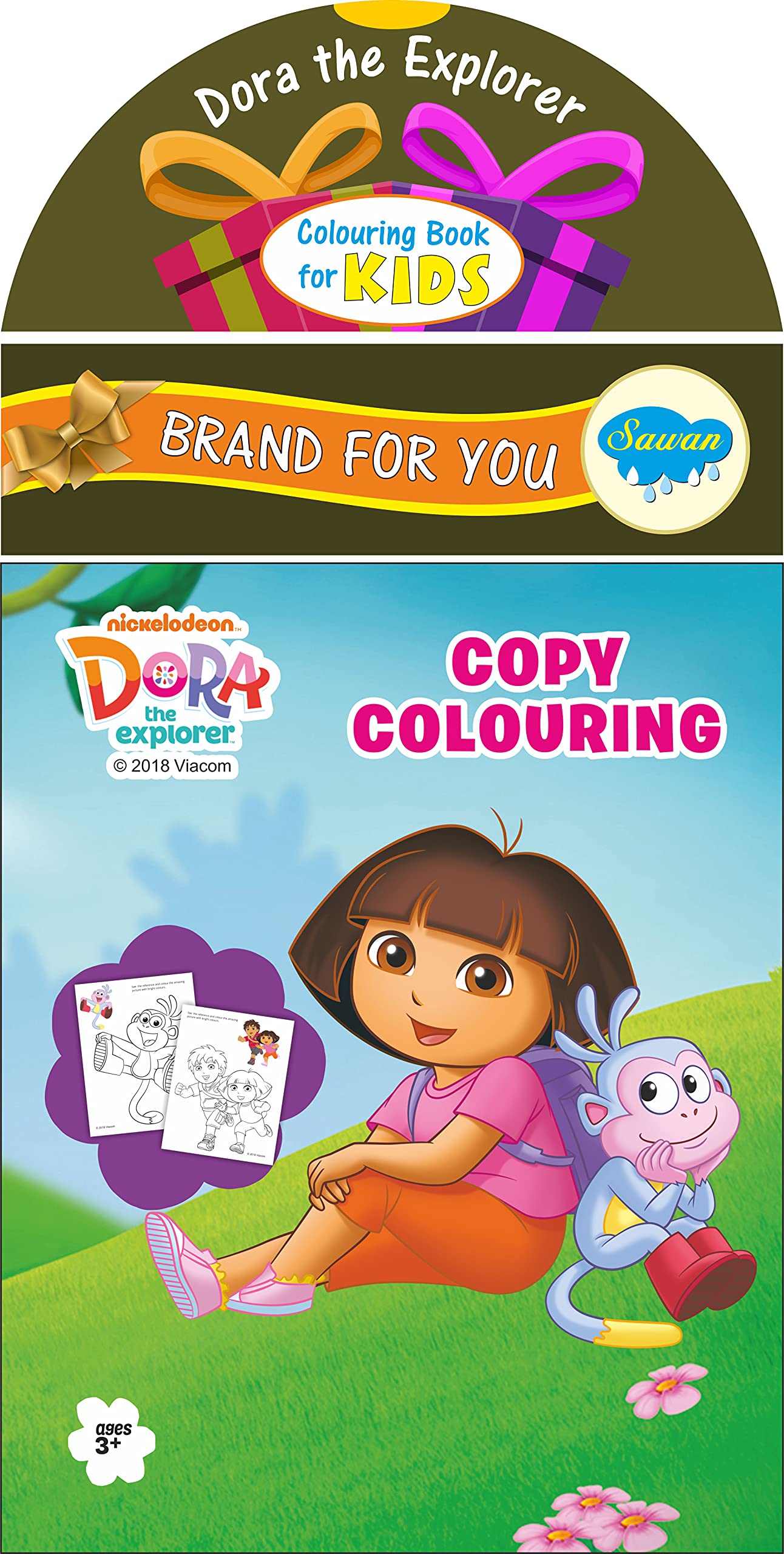 Dora The Explorer Copy Colouring | Colouring Books By Sawan,1393
