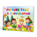 Picture Talk & Conversation: Activity Book for Kids  kids learning books, Learning Adventures, Activity Book for Children for k