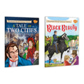 Illustrated World Famous Classic A Tale Of Two Cities And Black Beauty | Pack Of 2 Books