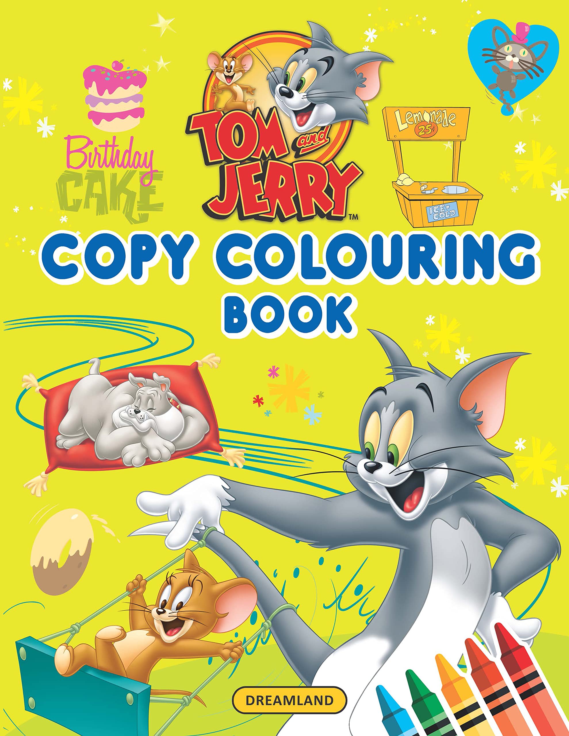 Tom And Jerry Copy Colouring Book