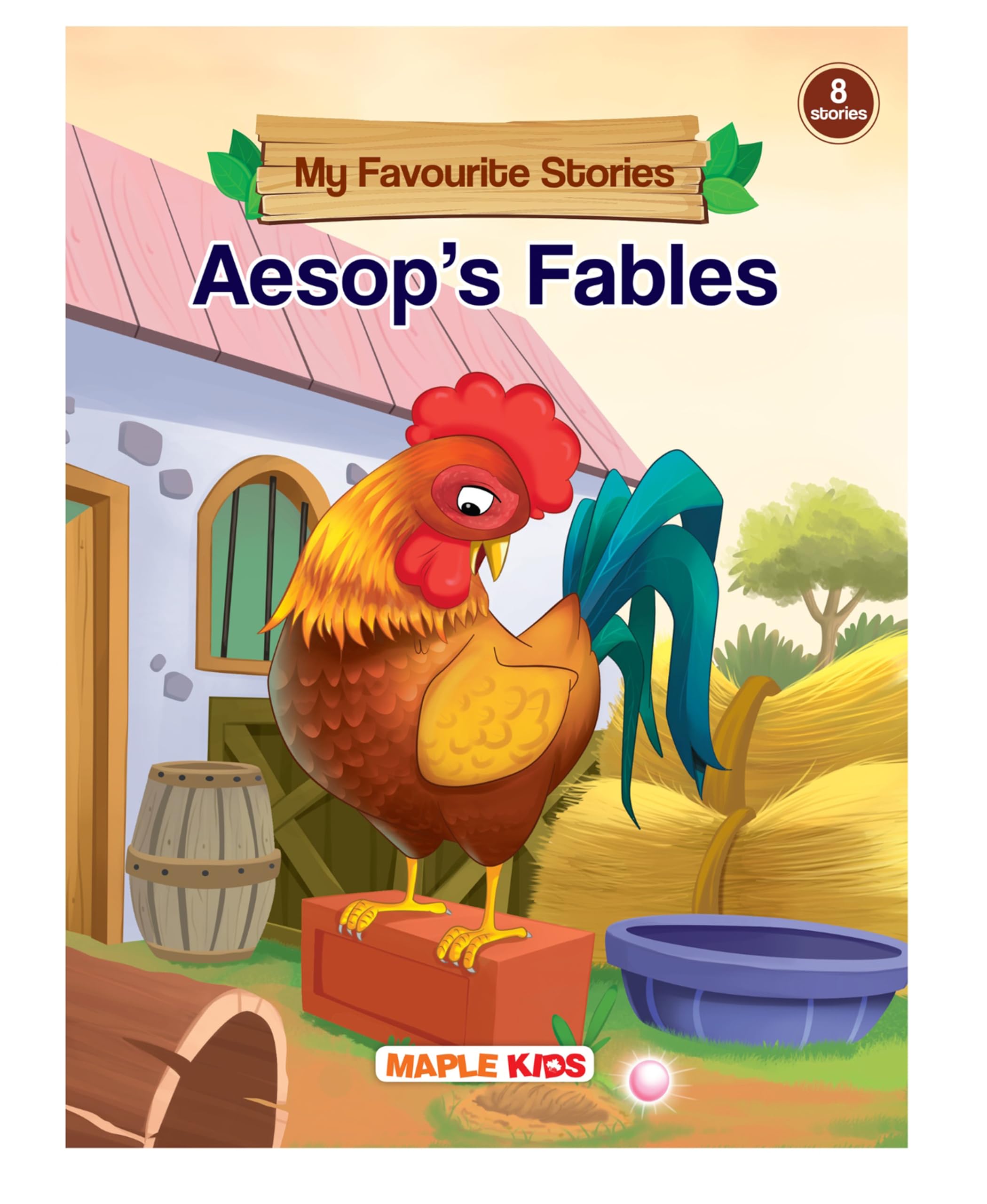 AesopS Fables (Illustrated)  My Favourite Stories 8 In 1  Story Book For Kids  Short Stories For Children  Bedtime Stories