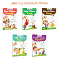 My First Copy to Colour  Animals, Birds, Flowers, Fruits and Vegetables : Nature inspired colouring, Preschool activity for ki