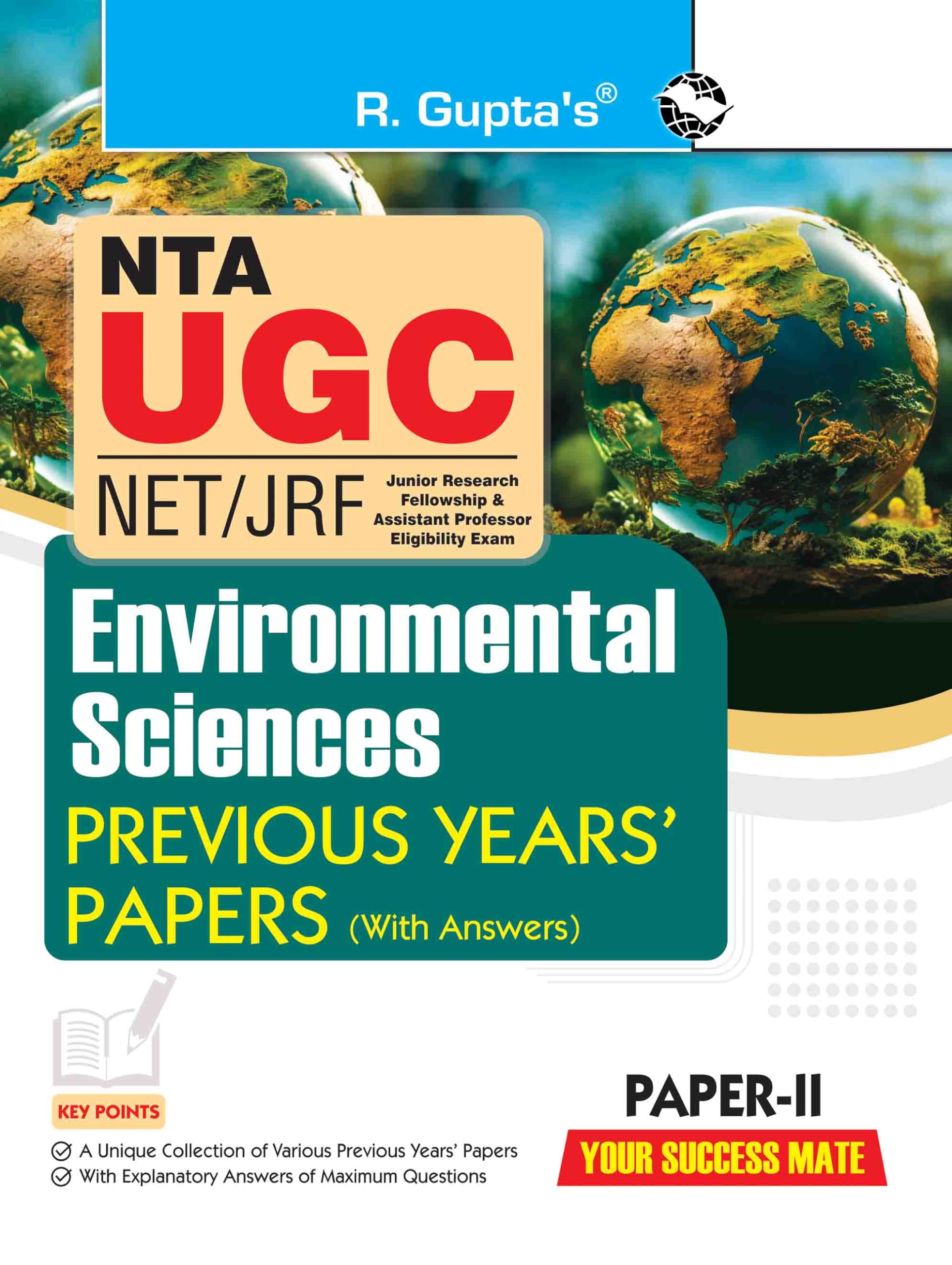 NTAUGCNET/JRF: Environmental Sciences (PAPERII) Previous Years Papers (With Answers)