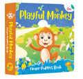 Playful Monkey Finger Puppet Book  Fun Activities Board books for Kids  Picture Book