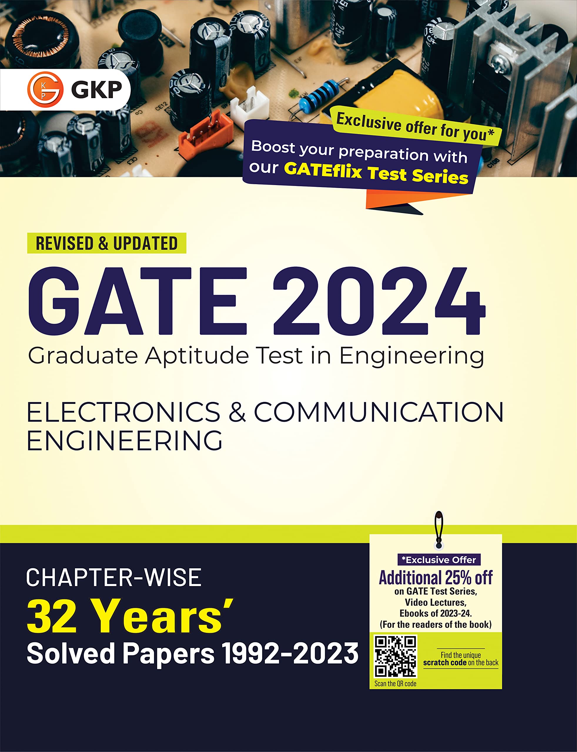 Gate 2024 : Electronics & Communication Engineering  32 Years ChapterWise Solved Papers (19922023) By Gkp