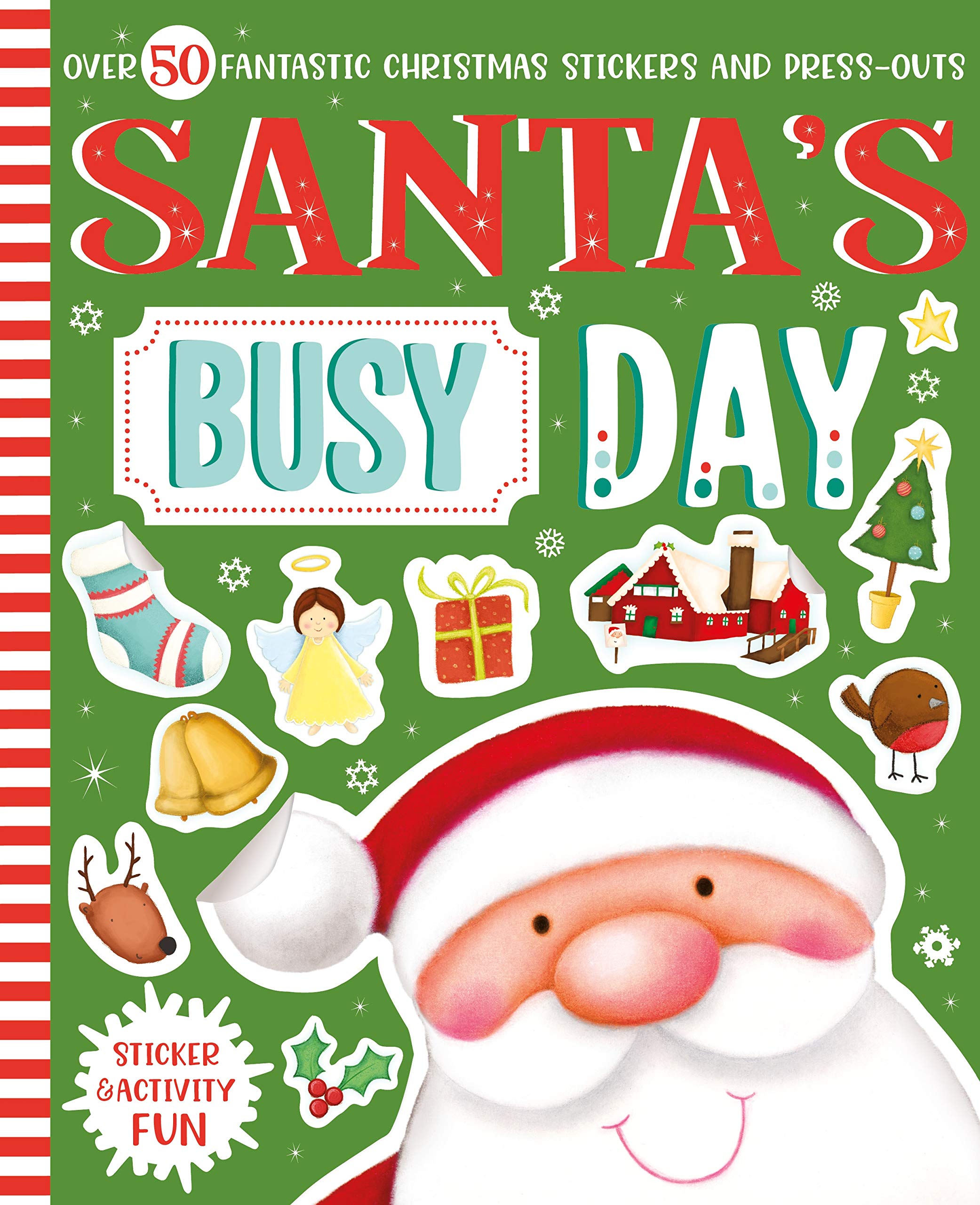Santas Busy Day Sticker & Activity Fun