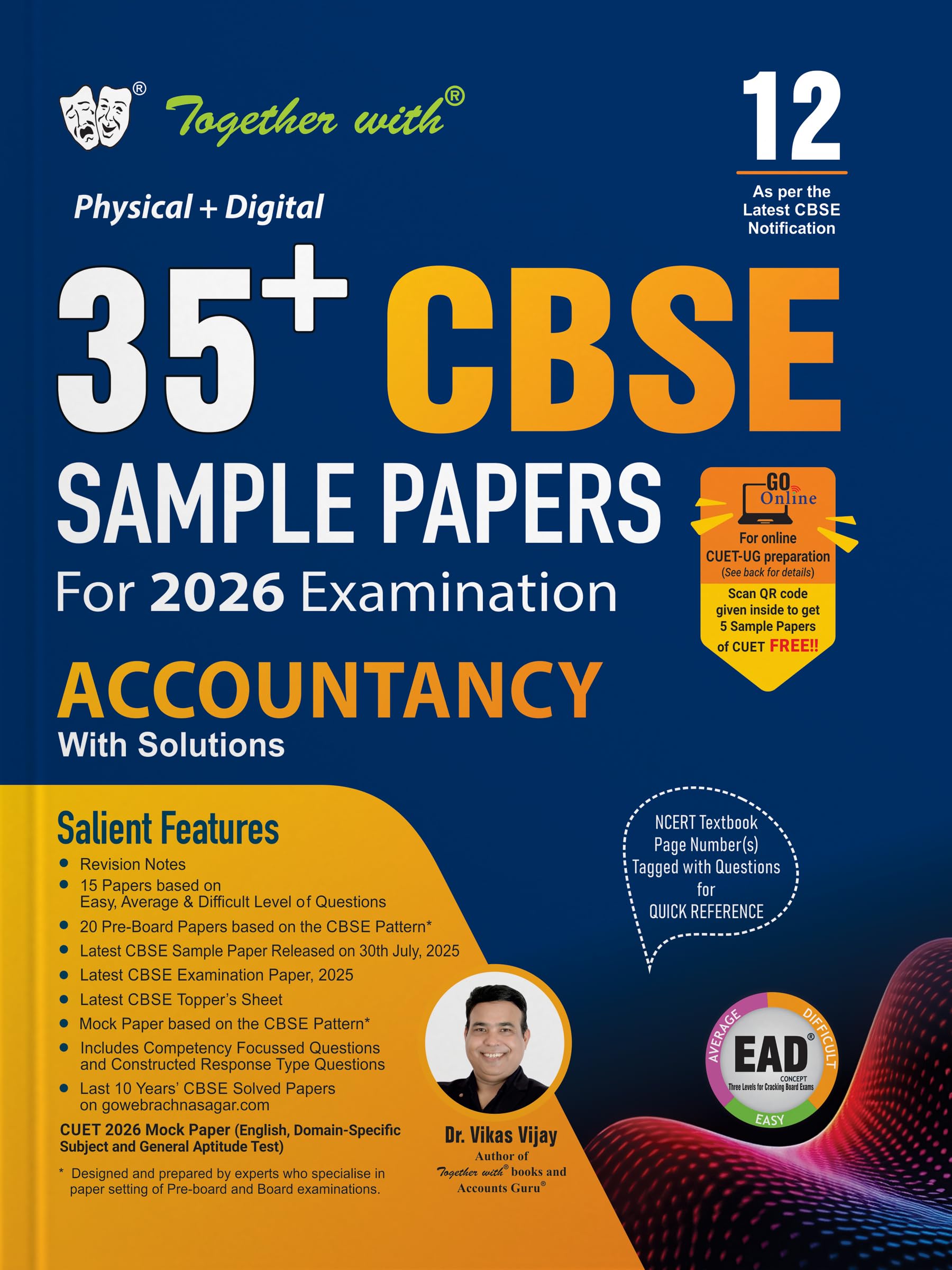 Together With 35+ Cbse Sample Papers Class 12 Accountancy For 2026 Board Exam | Ead Series In Physical + Digital Edition Include