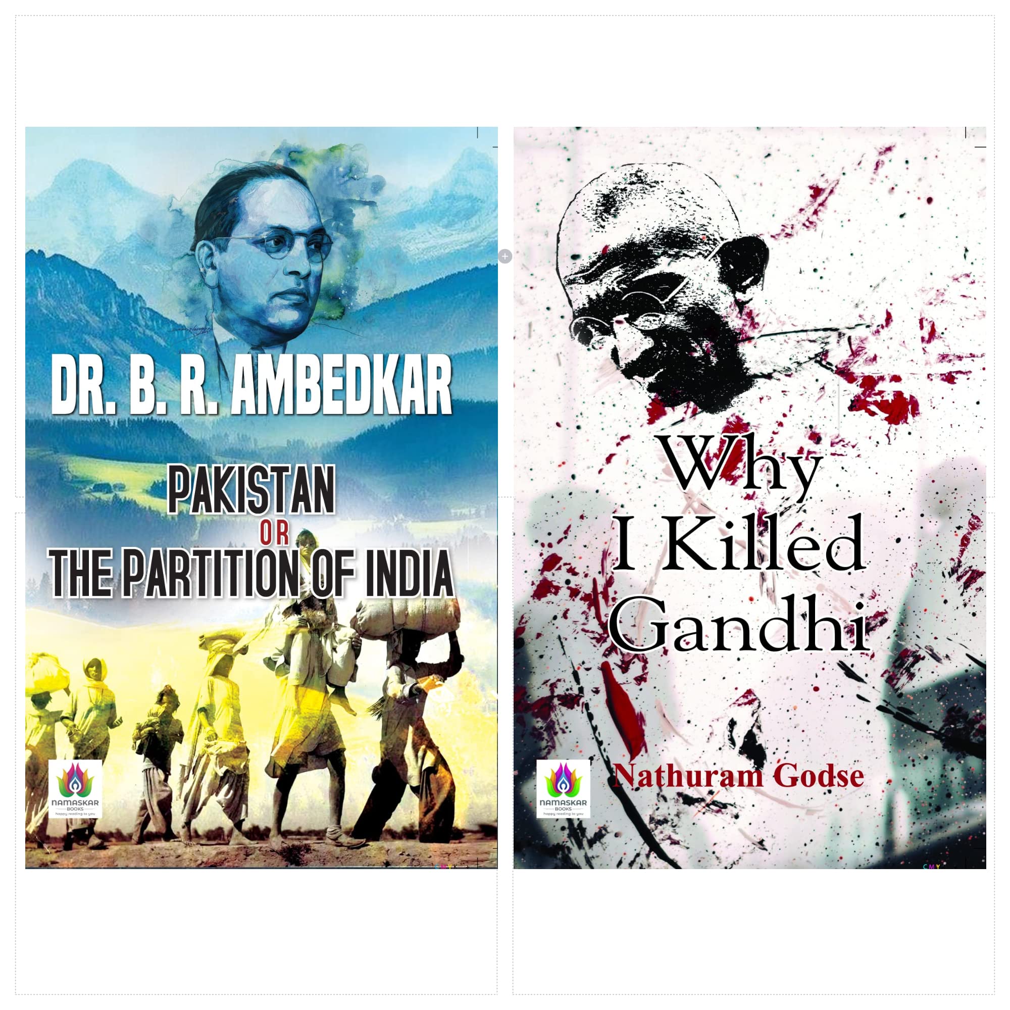 Pakistan Or The Partition Of India + Why I Killed Gandhi ( Set of 2 English Books )