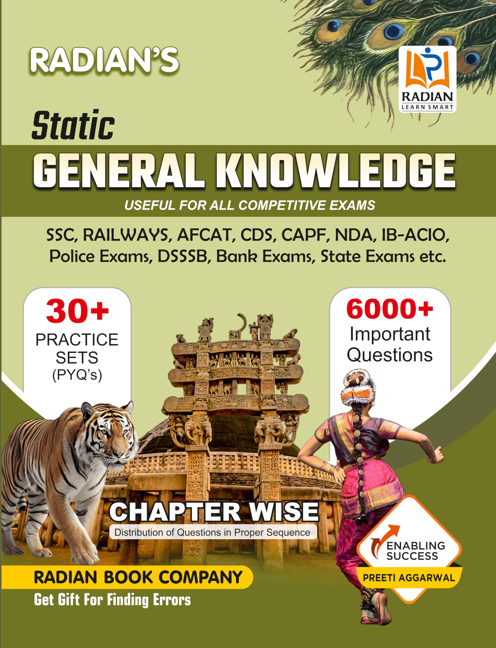 Static General Knowledge(GK) Book in English 2026: Useful for SSC, Railways, AFCAT, CDS, CAPF, NDA, IBACIO, Police Exams, DSSSB