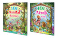 101 Animal Stories and Aesop Fables (Ages 312) (Paperback) : Toddler story book, Kids bedtime stories, Picture book for childre