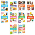 My First Book of Vehicles, Good Habits, Safety, Festivals and more : interactive picture books for kids, allinone learning bo