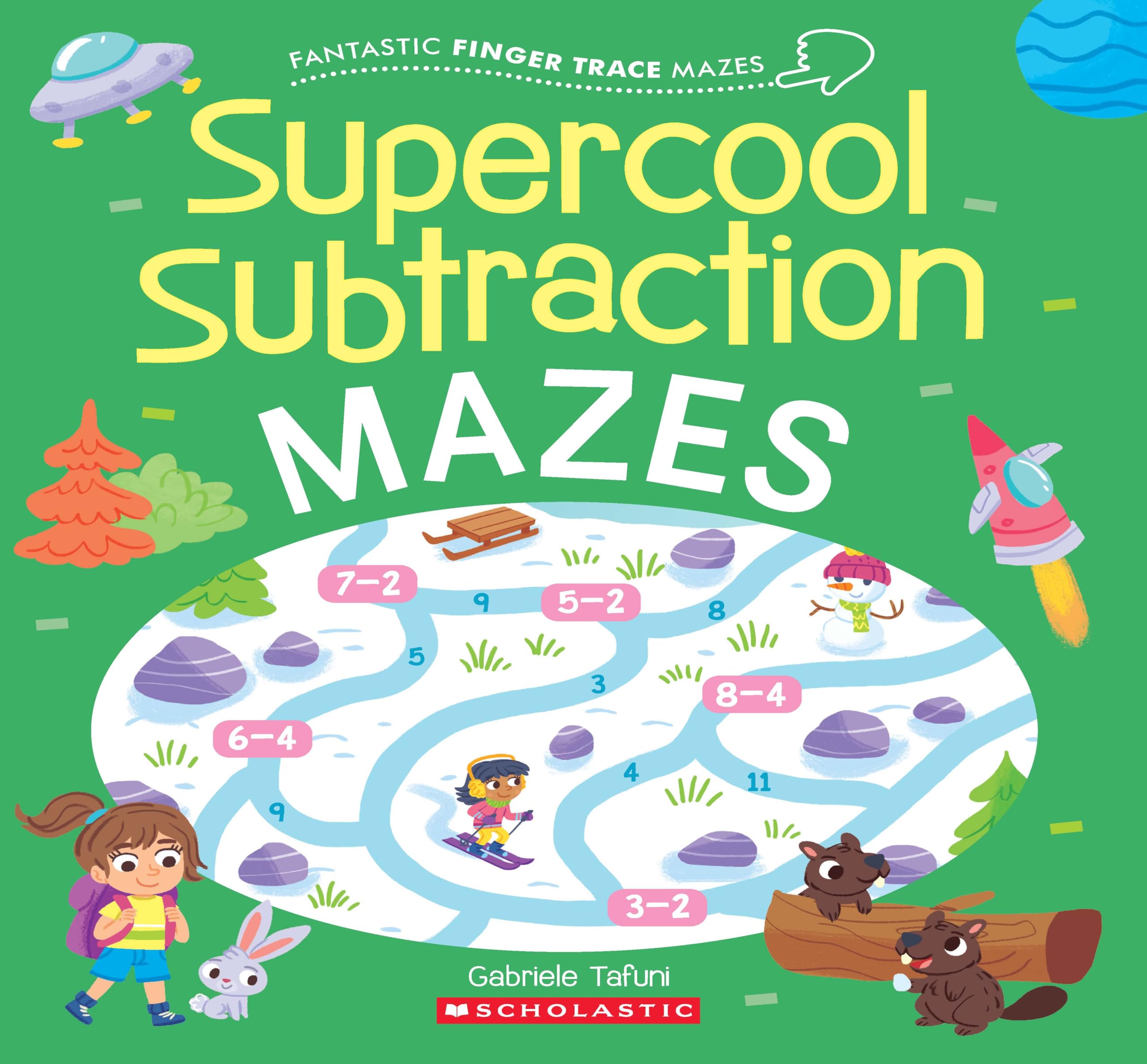 Fantastic Finger Trace Mazes: Awesome Substraction Mazes