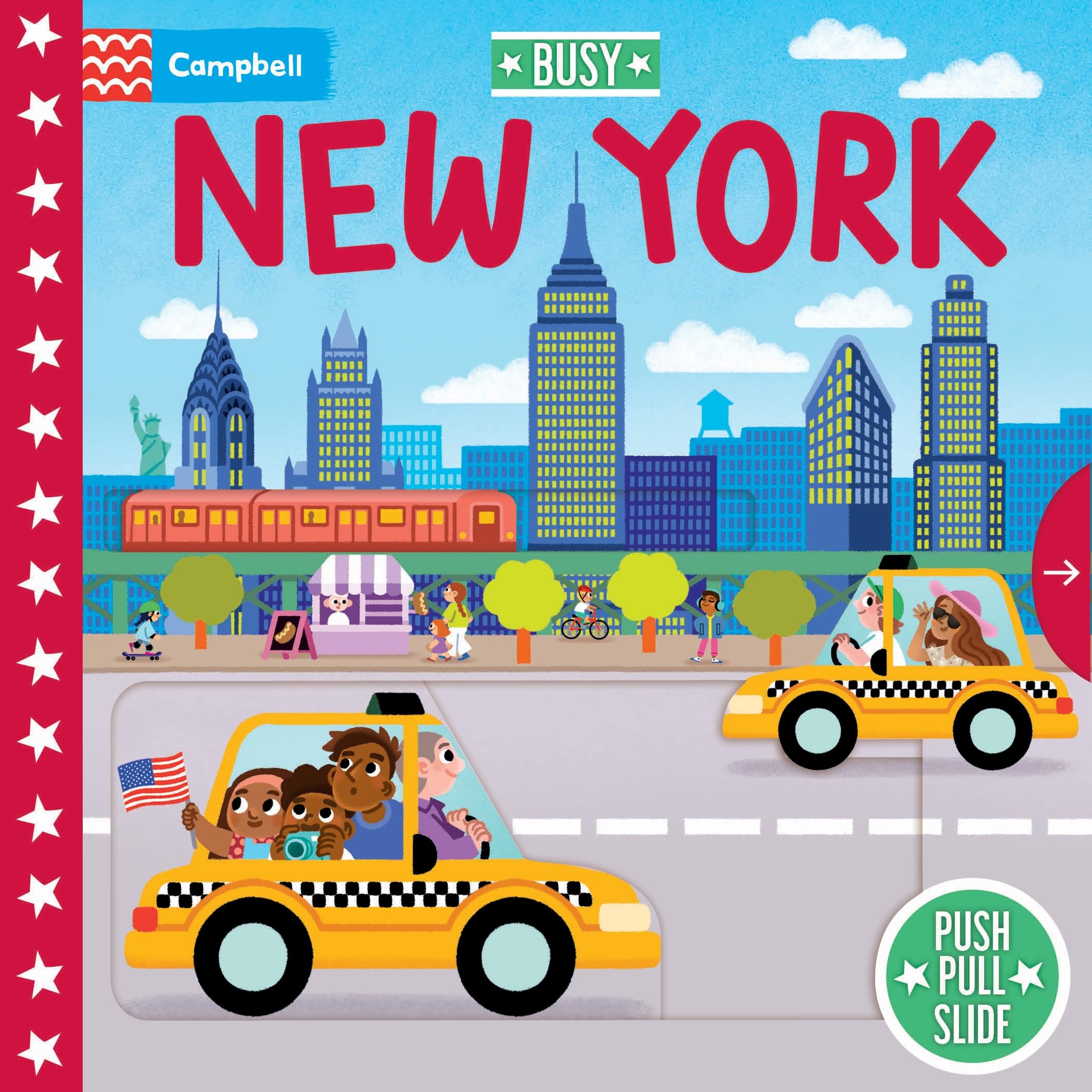Busy New York: A Push, Pull, Slide Book (Campbell Busy Books)