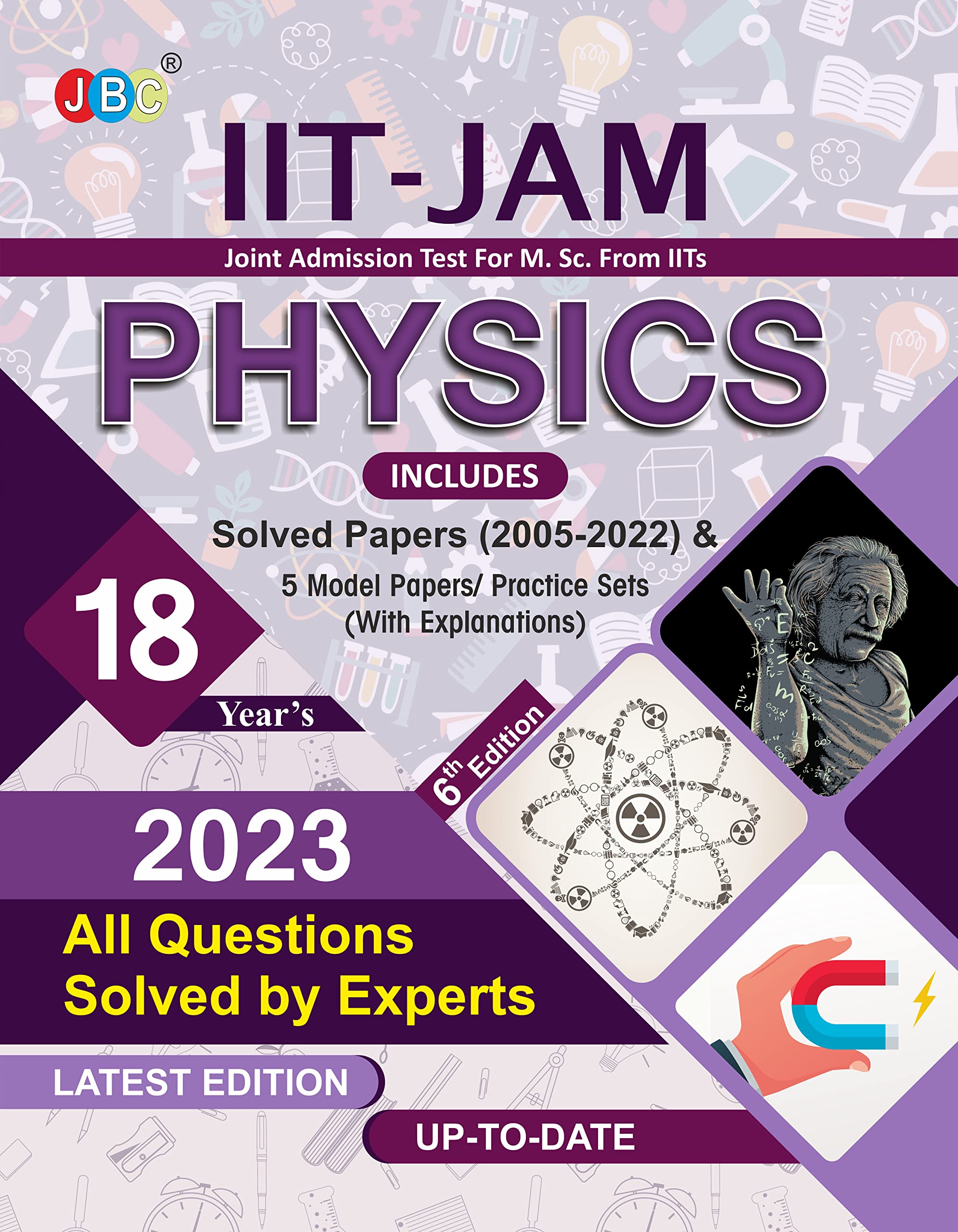 IIT JAM Physics Book For 2023, 18 Previous IIT JAM Physics Solved Papers And 5 Amazing Practice Papers, One Of The Best MSc Phys