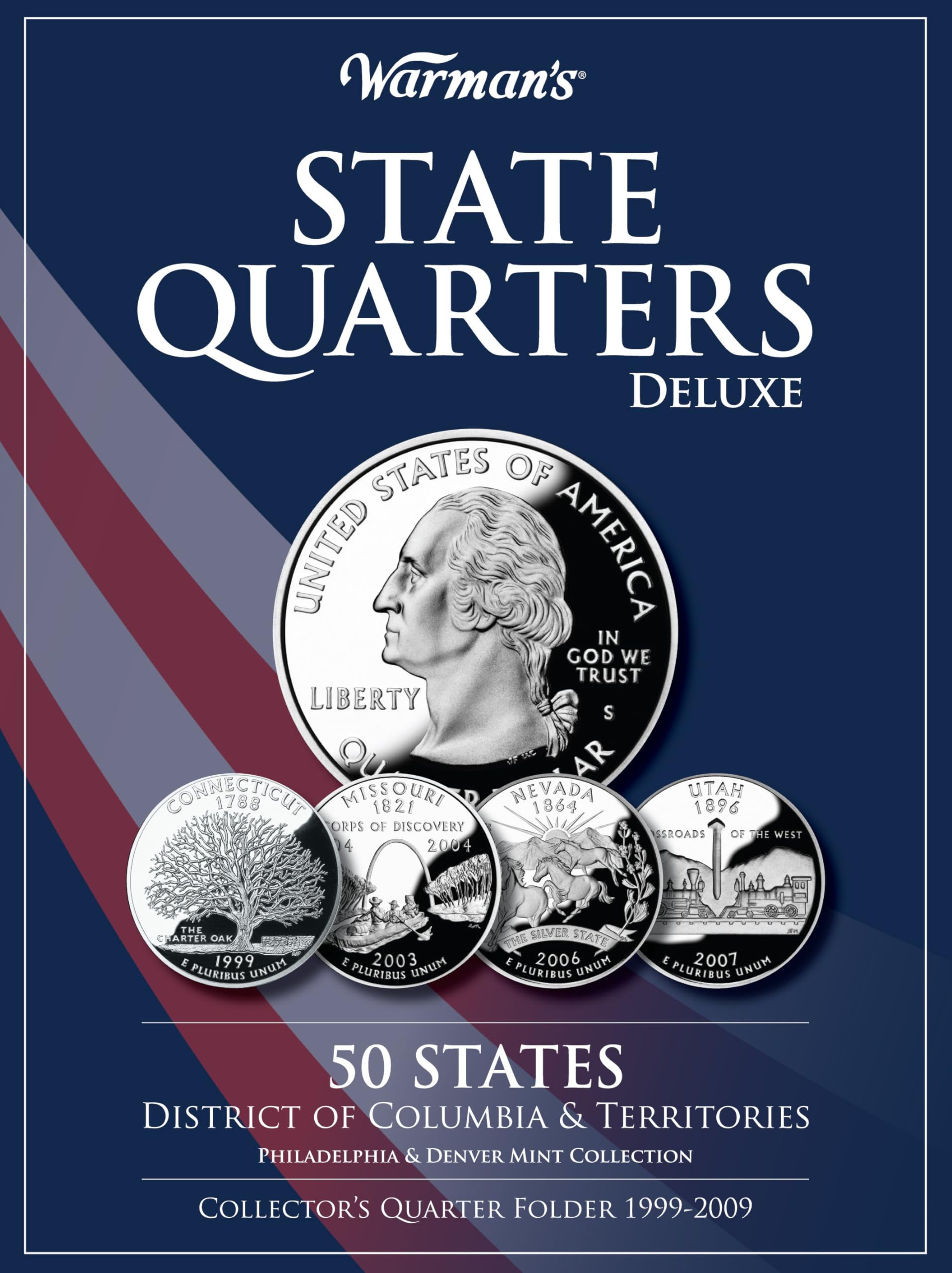 State Quarters 19992009 Deluxe Collectors Folder: District of Columbia and Territories, Philadelphia and Denver Mints (Warman