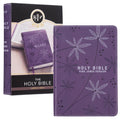 KJV Holy Bible, Compact Faux Leather Red Letter Edition  Ribbon Marker, King James Version, Purple (KJV Compact Editions)