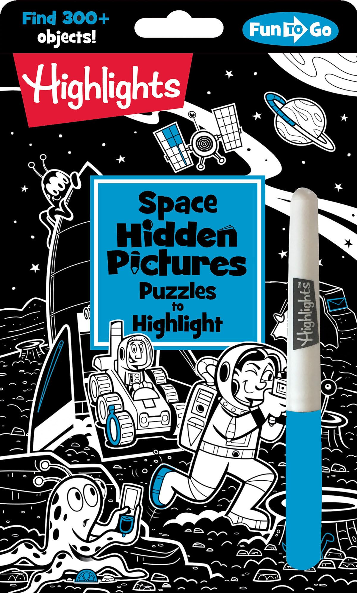 Space Hidden Pictures Puzzles to Highlight: SpaceThemed Hidden Pictures Activity Book for Kids with Neon Highlighter Puzzles (H