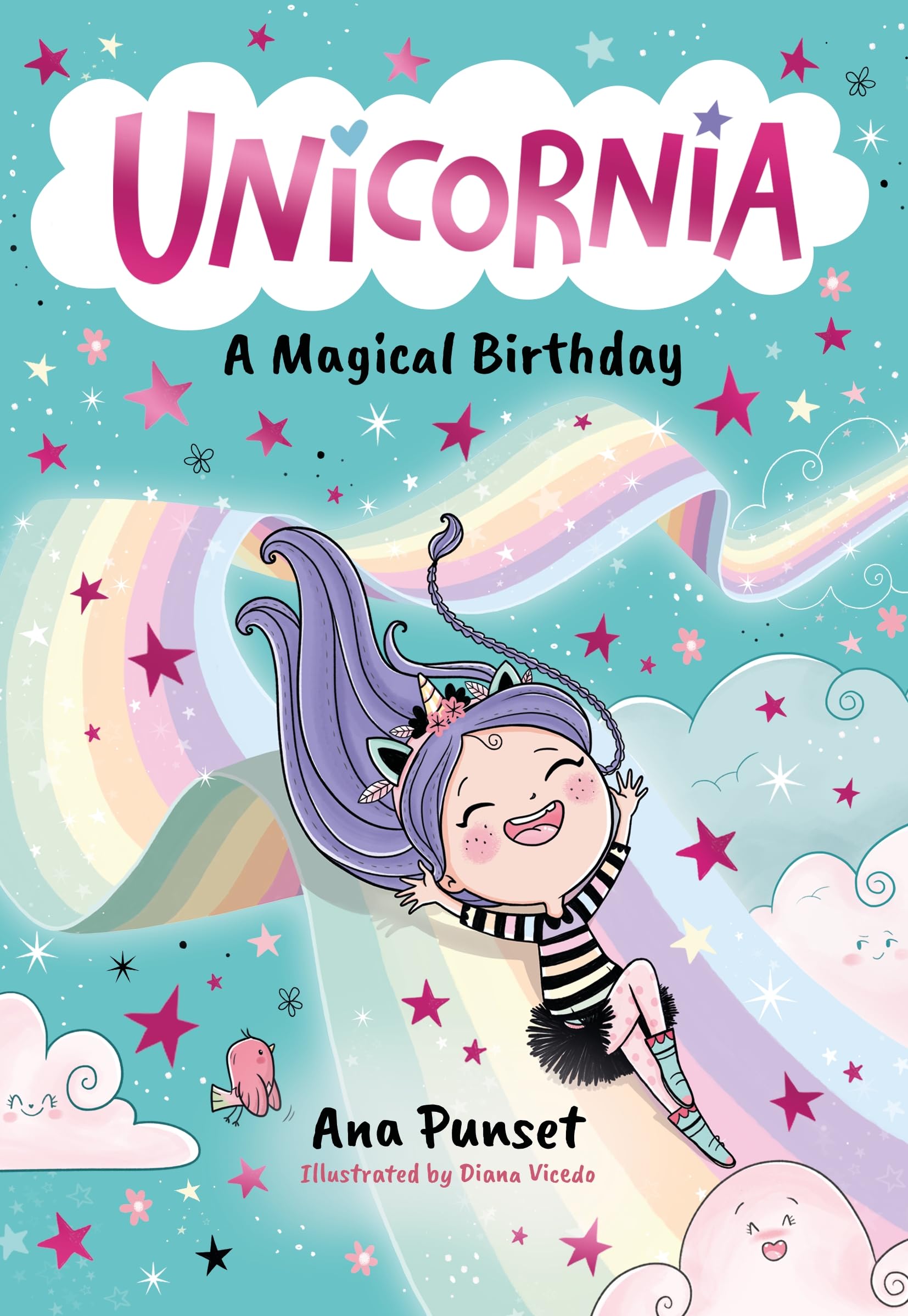 Unicornia: A Magical Birthday: The bestselling illustrated magical unicorn series for kids aged 58, perfect for partybag prese