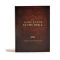 CSB Tony Evans Study Bible, Hardcover, Black Letter, Study Notes and Commentary, Articles, Videos, Charts, EasytoRead Bible Se