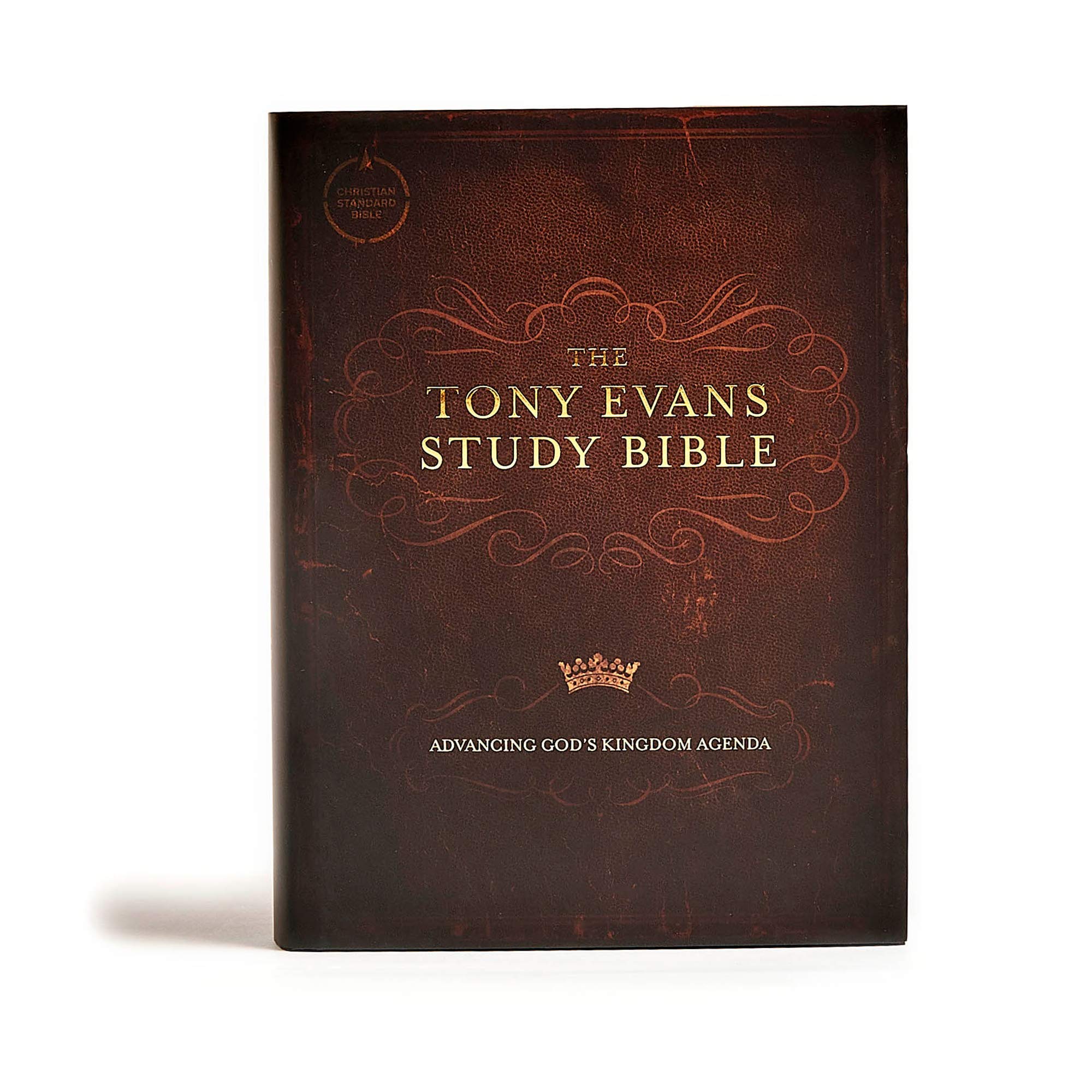 CSB Tony Evans Study Bible, Hardcover, Black Letter, Study Notes and Commentary, Articles, Videos, Charts, EasytoRead Bible Se
