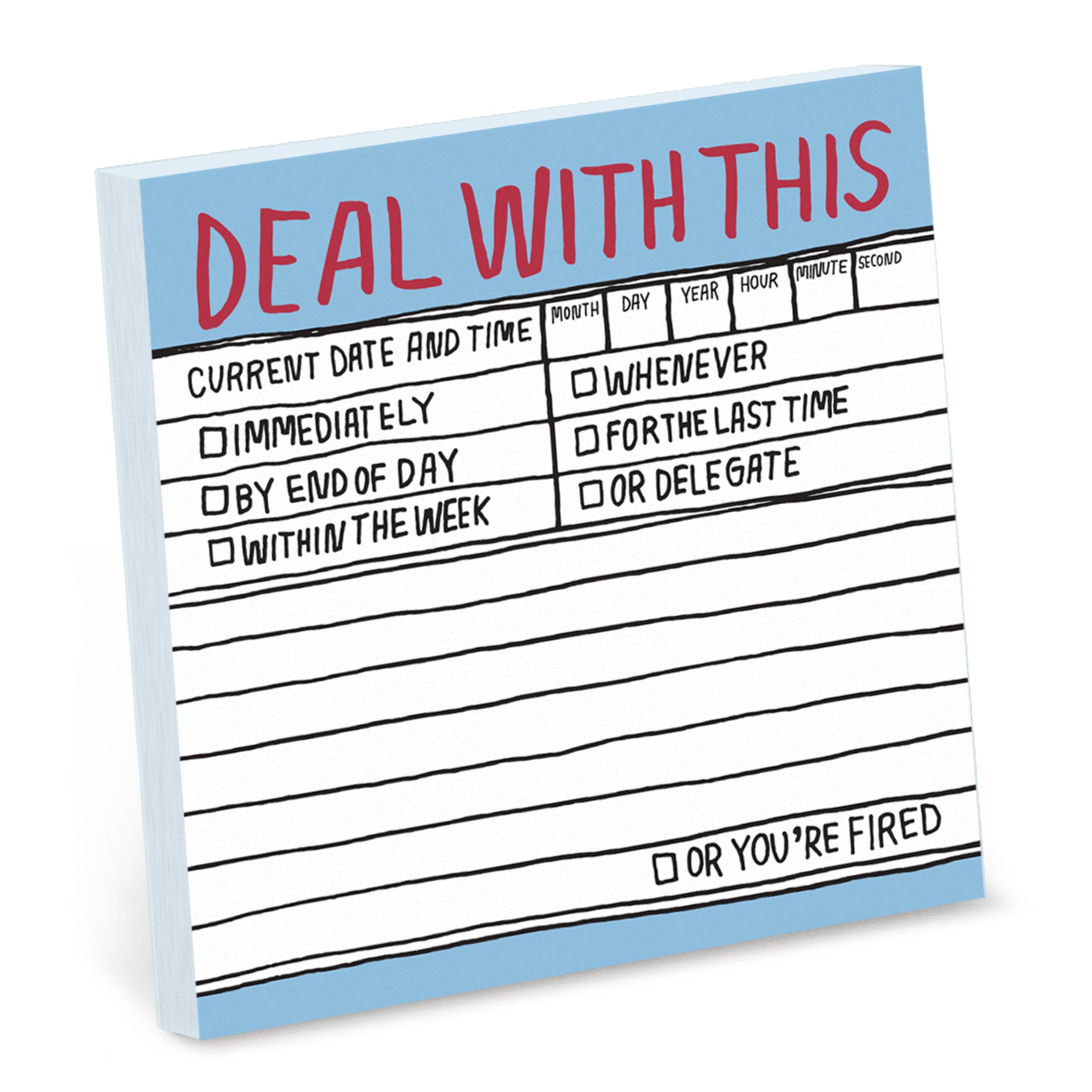 HandLettered Deal With This Sticky Notes
