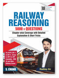 Railway Reasoning Exam Book 2025 | 5000+ Questions | Chapterwise Coverage, Detailed Explanations & Short Tricks  For NTPC CBT 1