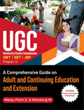 Nta Ugc 2024 : Net/Set/Jrf Paper Ii  A Comprehensive Guide On Adult And Continuing Education And Extension By Manju Prem S & Mo