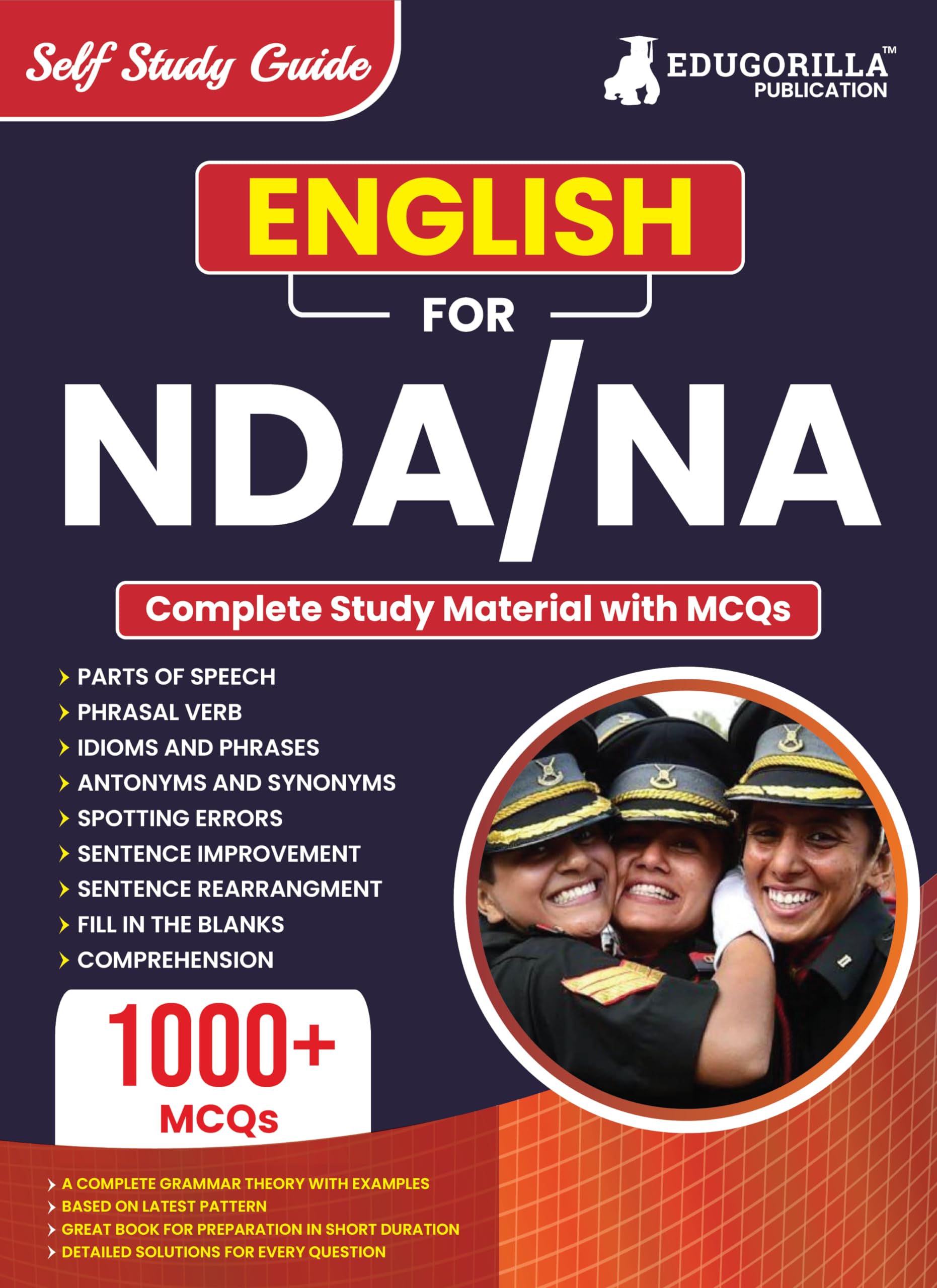 NDA / NA English Study Notes 2024 | National Defence Academy, Naval Academy Defence Entrance Exam  Theory and Solved Practice T