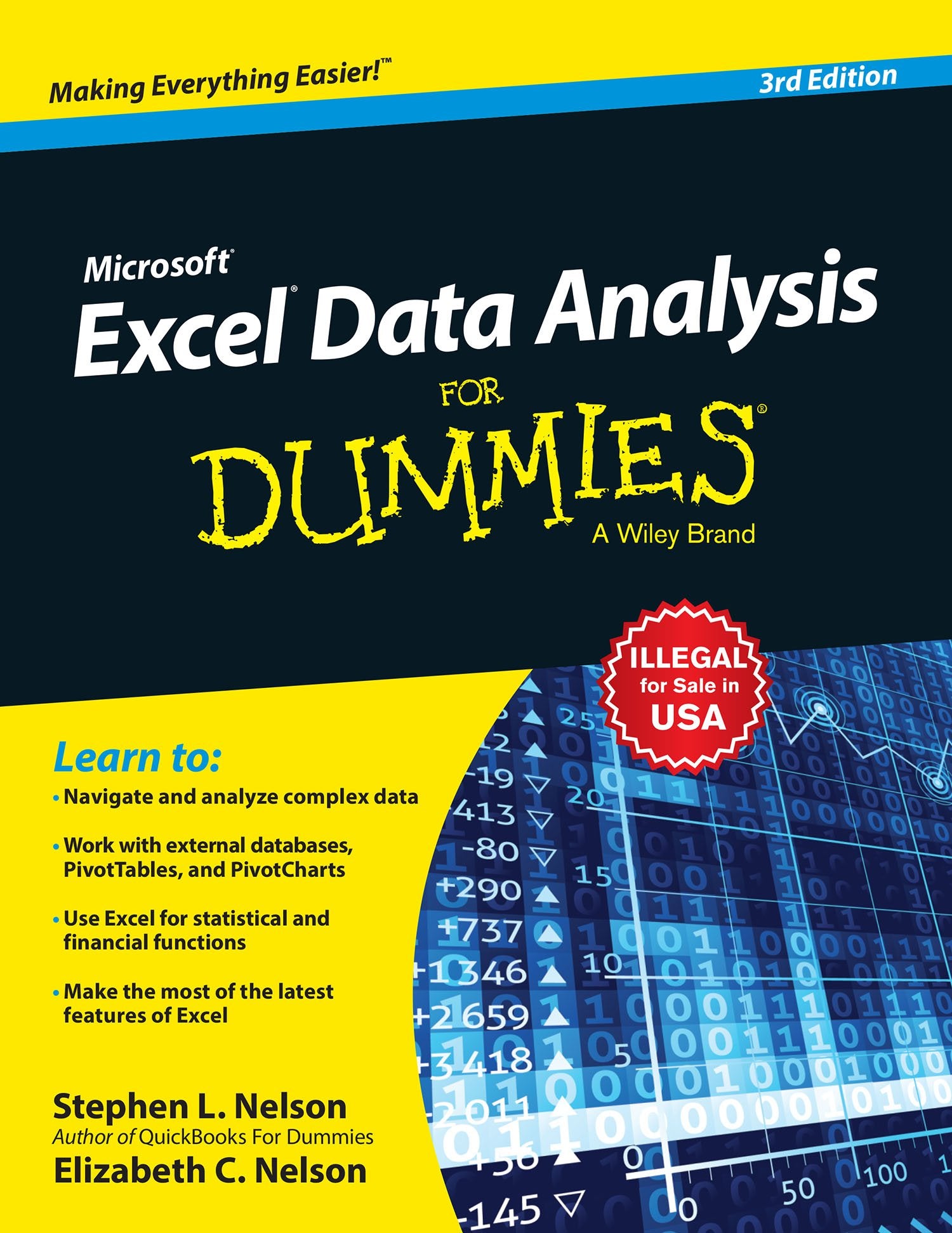 Microsoft Excel Data Analysis for Dummies, 3ed | e