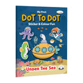 My First Dot to Dot Sticker & Colour Fun  Under the Sea : Ocean Sticker and Colouring Book for Preschoolers, colourful underse