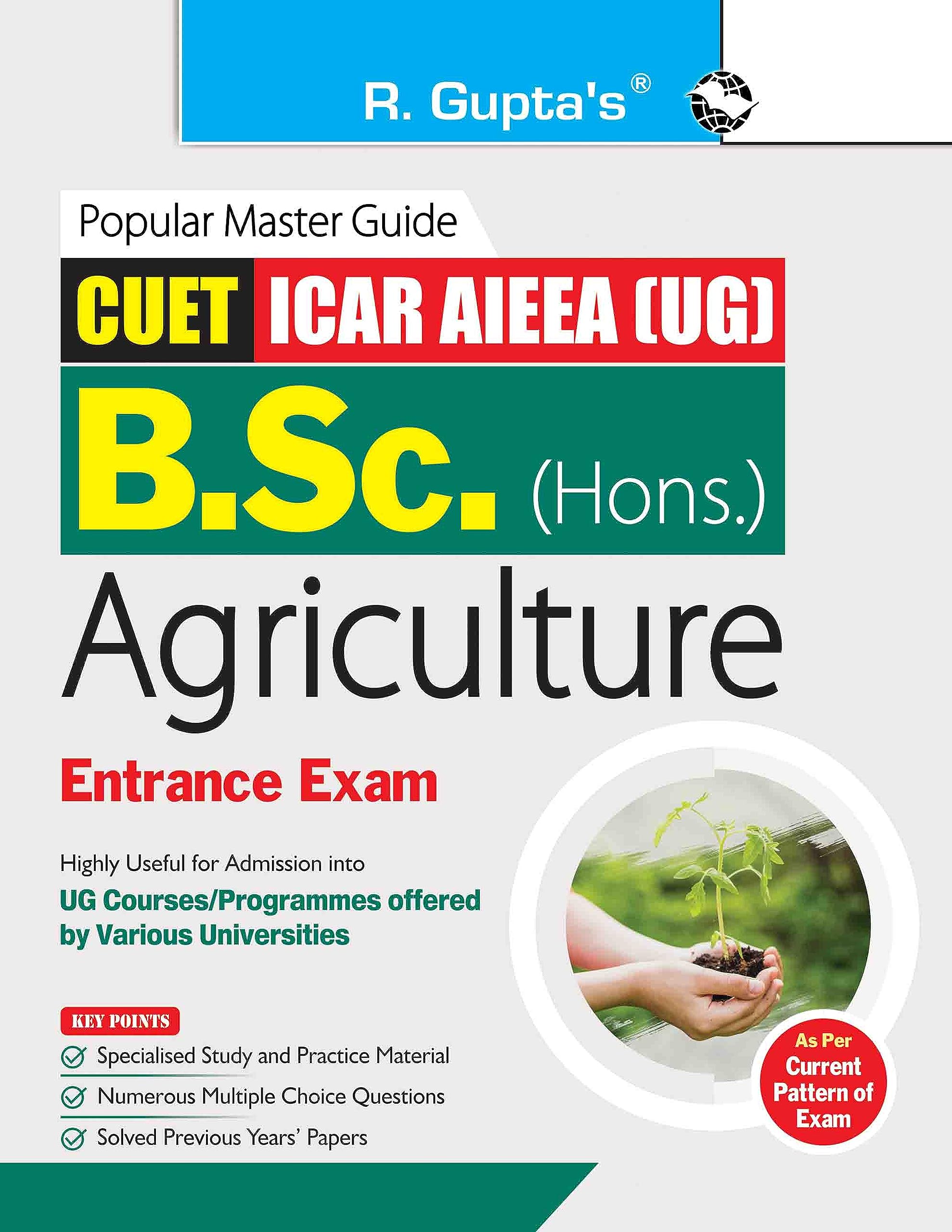 CUETICAR AIEEA (UG): B.Sc (Hons.) AGRICULTURE Entrance Exam Guide