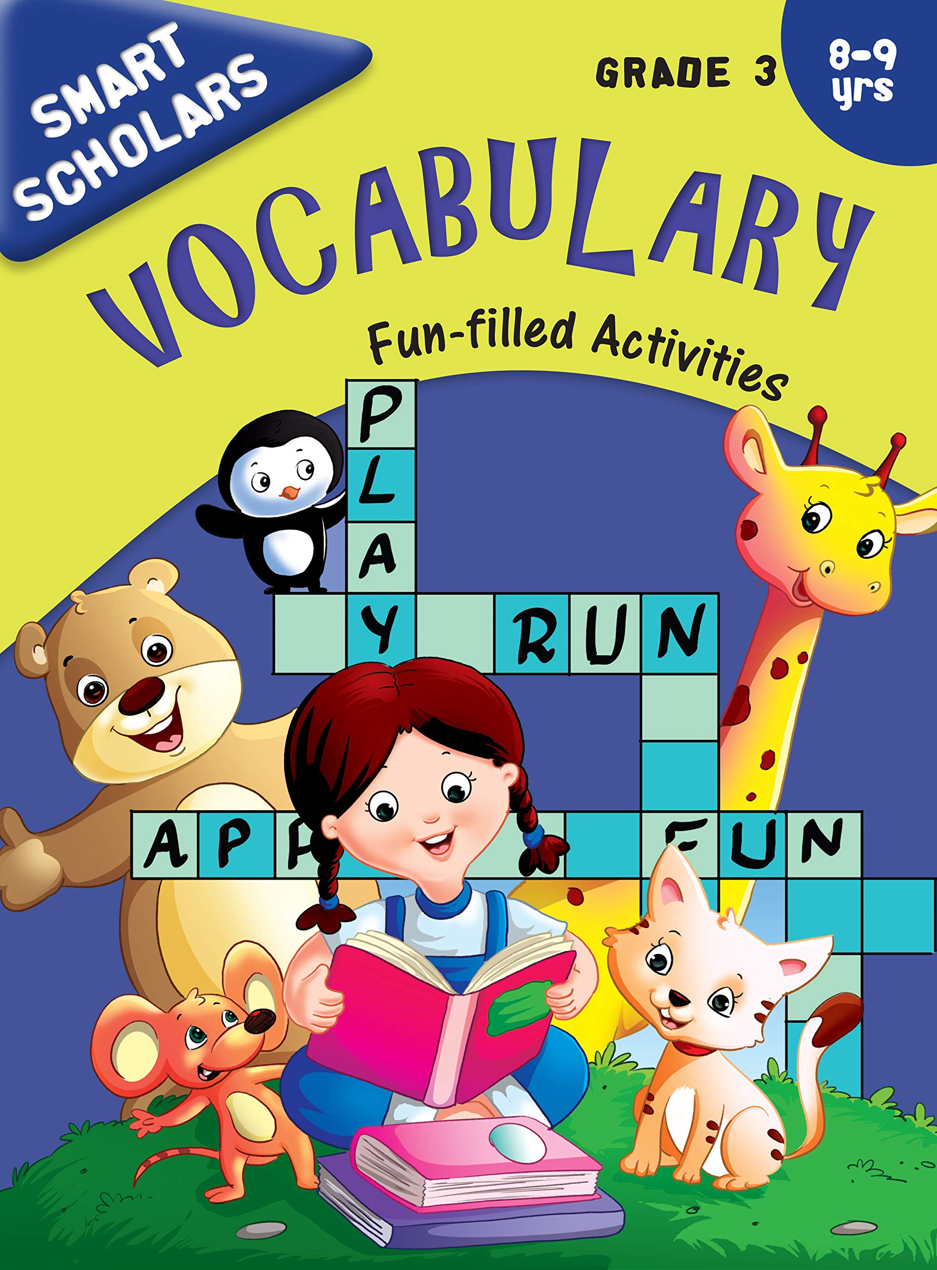 Vocabulary FunFilled Activity Book for Kids Grade 3: Smar Schoolars | Childrens Vocabulary Build | Language Skill | New Words |