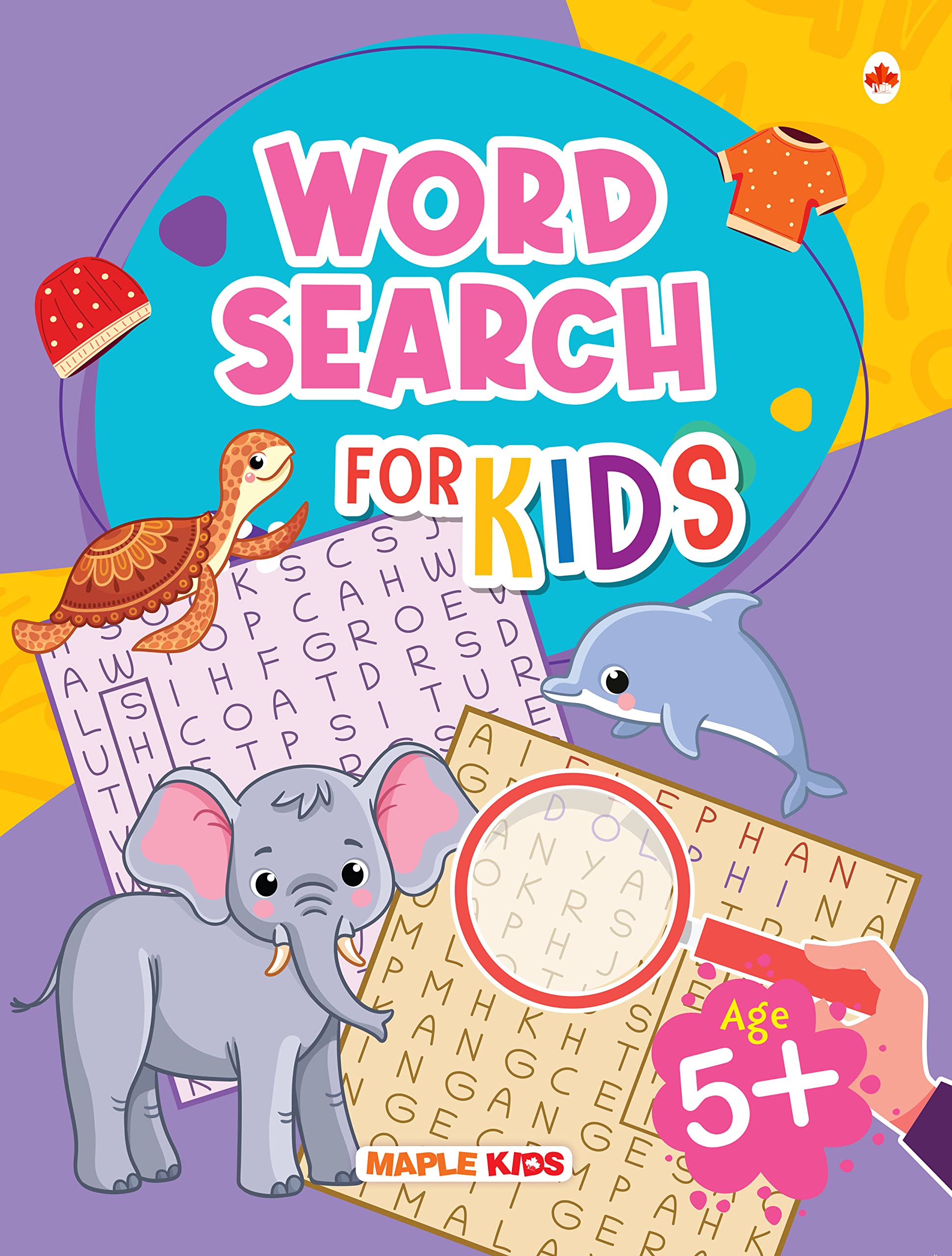 Word Search Activity Book for Kids  Book for Kids 3+ Years Old  Kids Activity Book  Word Search Book for Children  Early Lea