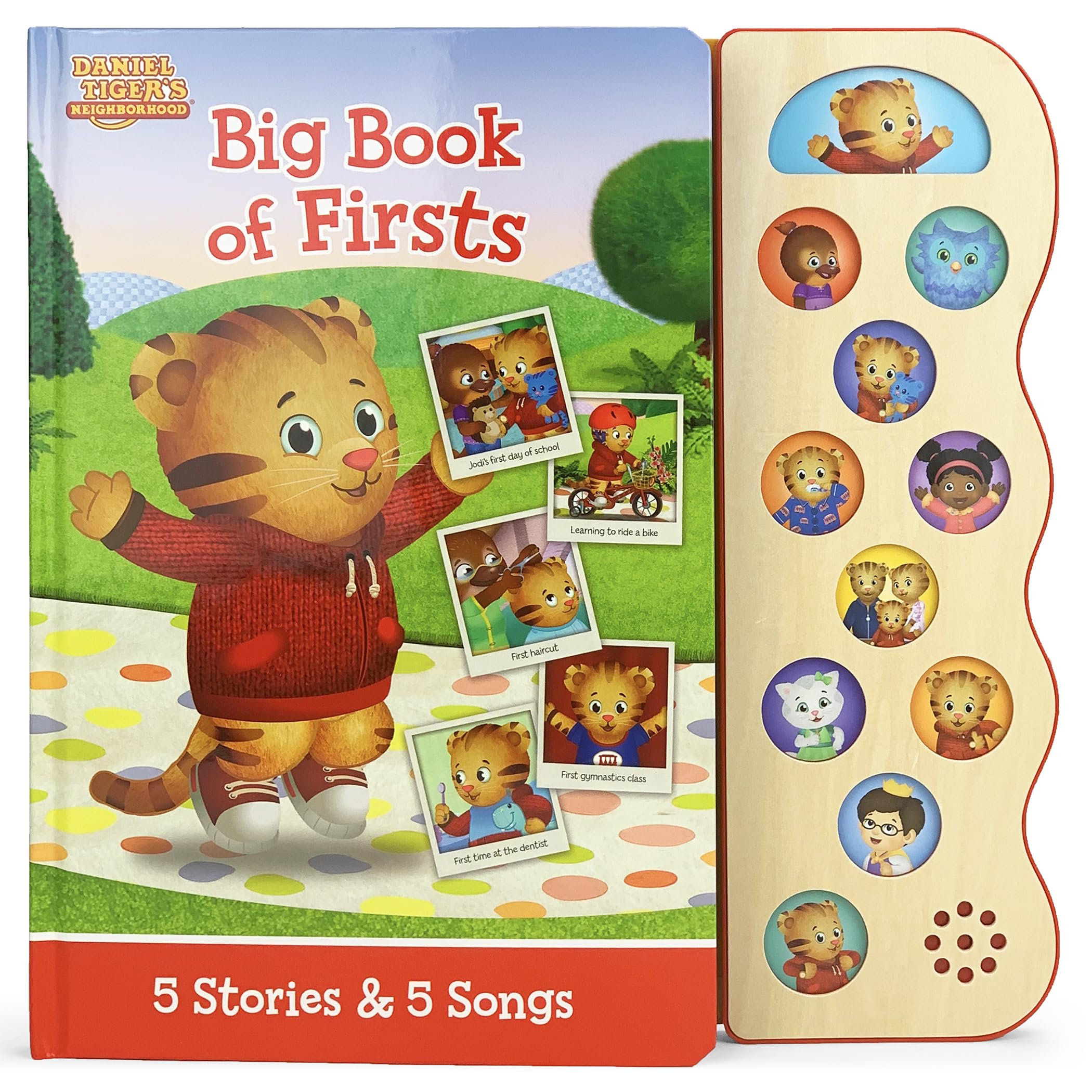 Daniel Tiger Big Book of Firsts for Toddlers: Lets Try New Things Together Includes Stories & Songs about the First Day of Scho