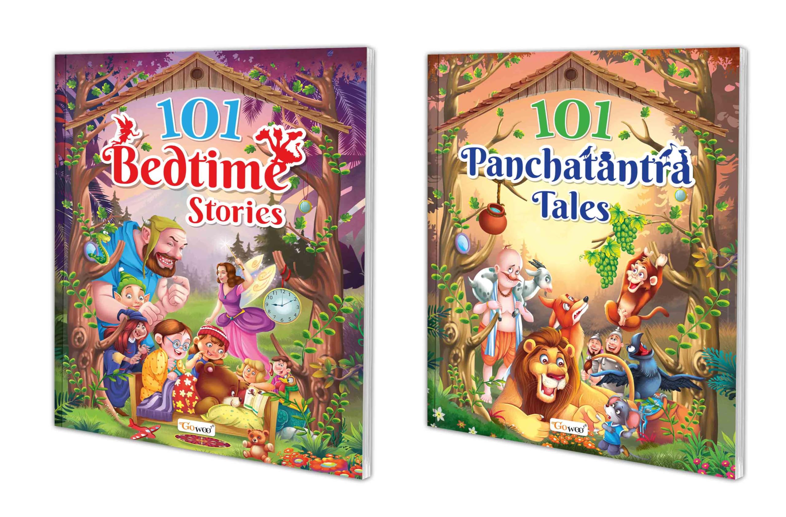 101 Bedtime Stories and 101 Panchatantra Tales (Ages 312) (Paperback) : night stories collection for children, educational stor