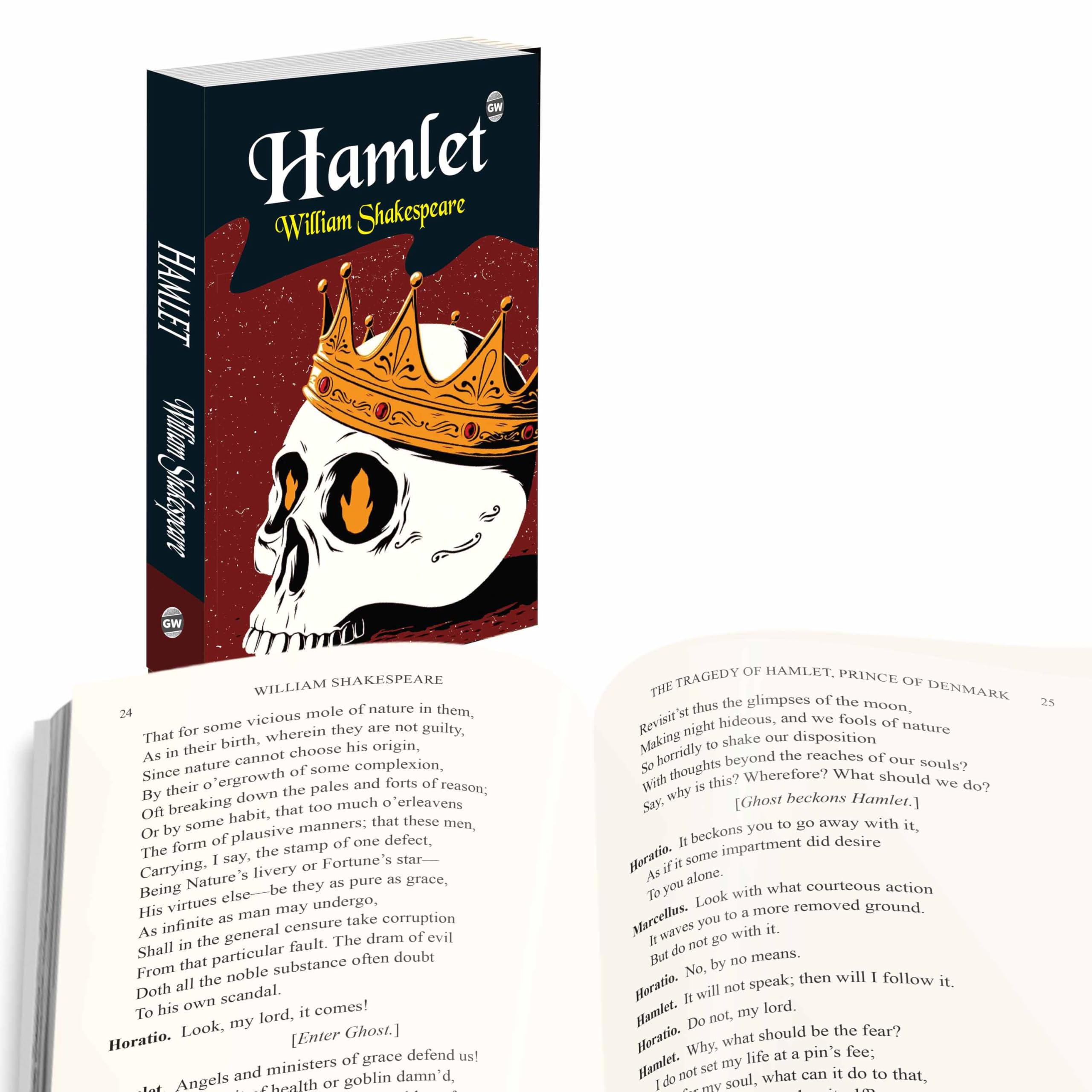 Hamlet (Paperback) : Classic Literary Drama, Famous Shakespeare Tragedy, Timeless Story of Power and Revenge, MustRead English 