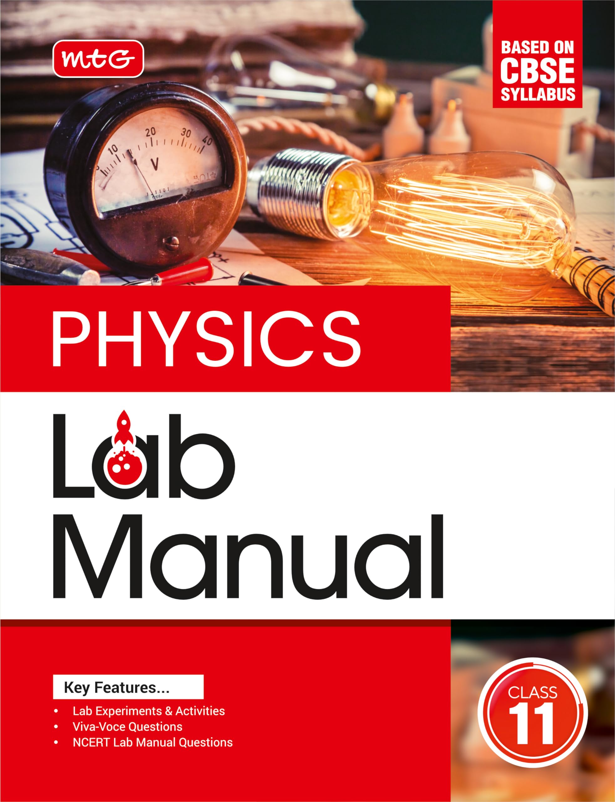 MTG Lab Manual Class 11 Physics Book | Based on CBSE Syllabus | Lab Experiments, VivaVoce Question & NCERT Lab Manual Question 