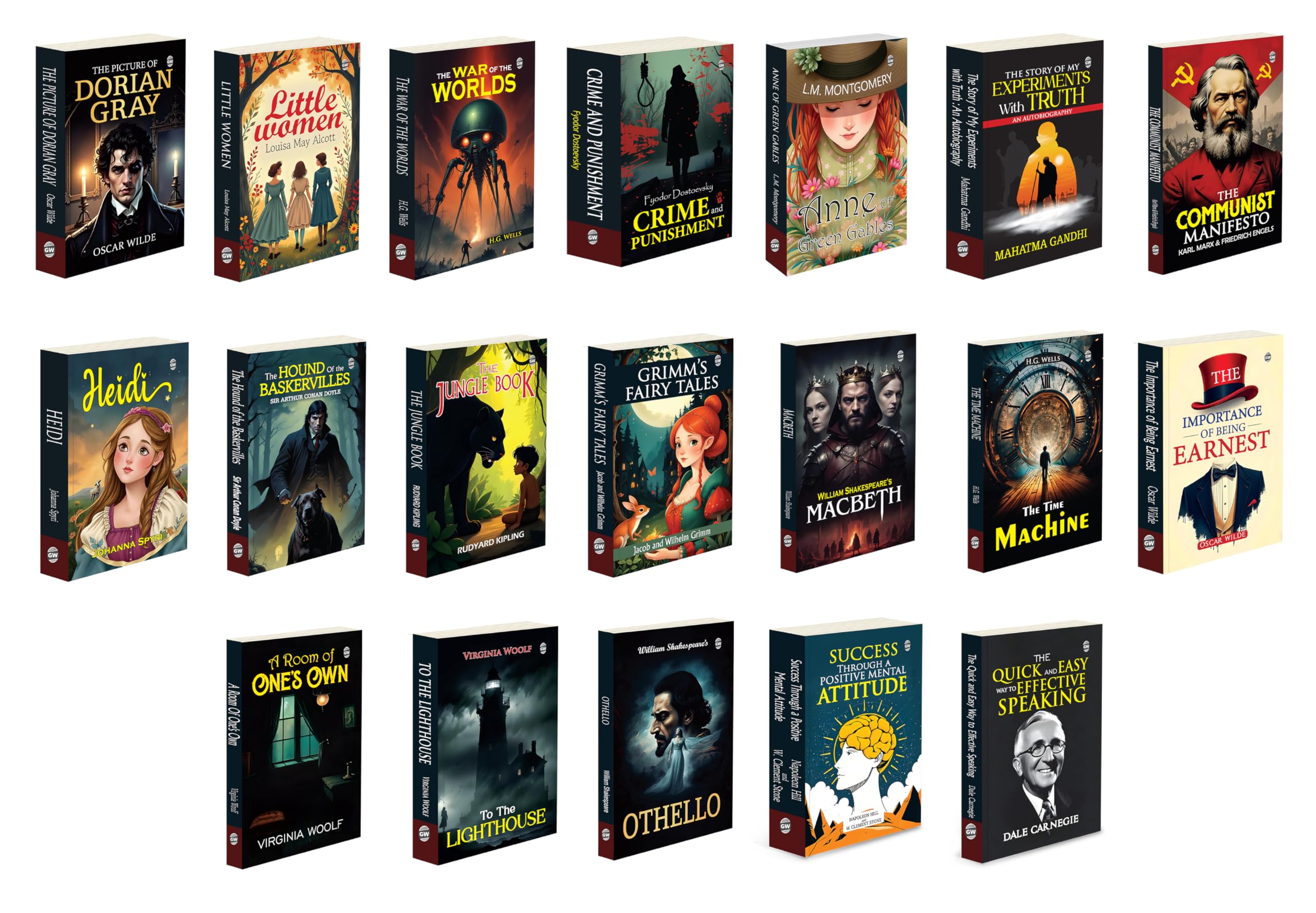 The Picture of Dorian Gray, Little Women, The War of the Worlds and more : gothic classic, family drama, science fiction, polit