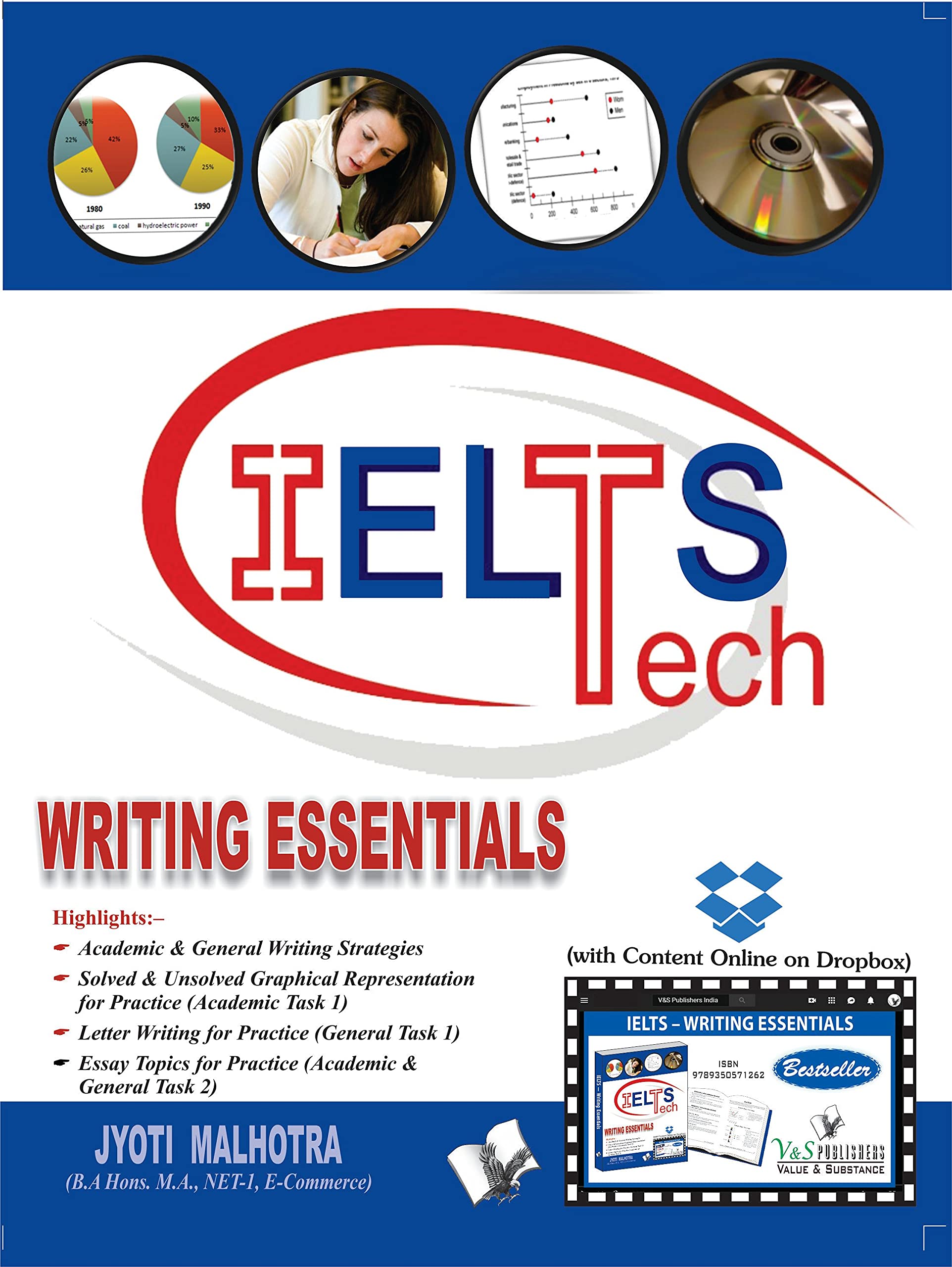 Ielts  Writing Essentials (book  2): Ideas With Probable Questions That Help Score High In Writing Module