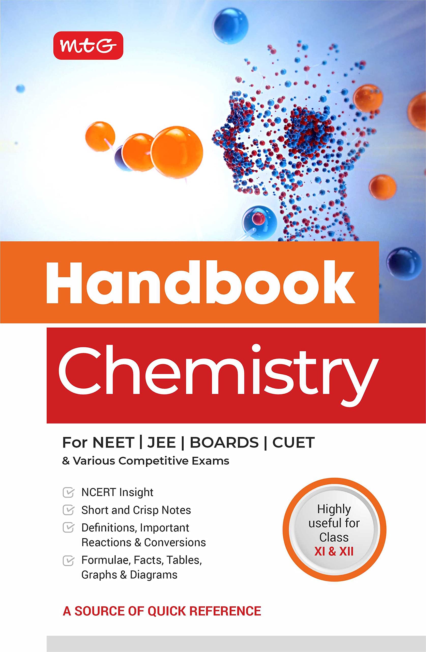 Handbook of Chemistry For JEE, CUET, Boards and Various Competitive Exams